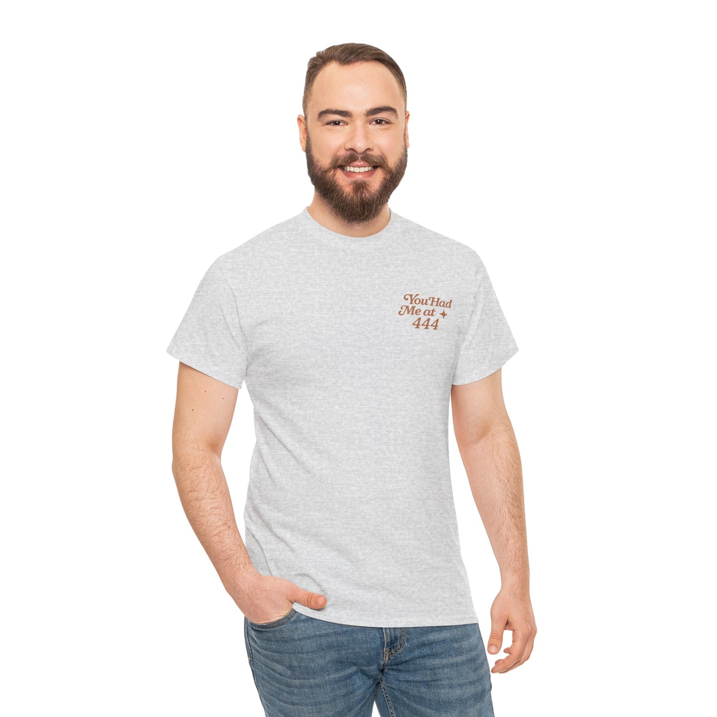 You Had Me at 444 – Retro Angel Number Mini Graphic Tee | Unisex Vintage Spiritual Shirt - Madame Soulière