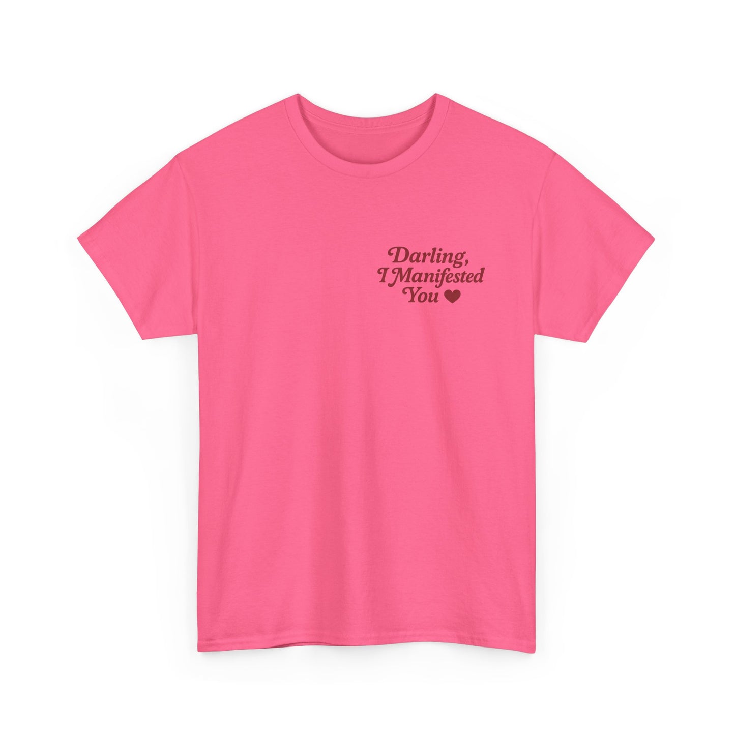 Darling, I Manifested You – Retro Mini Graphic Tee | Unisex Vintage Spiritual Shirt - Madame Soulière