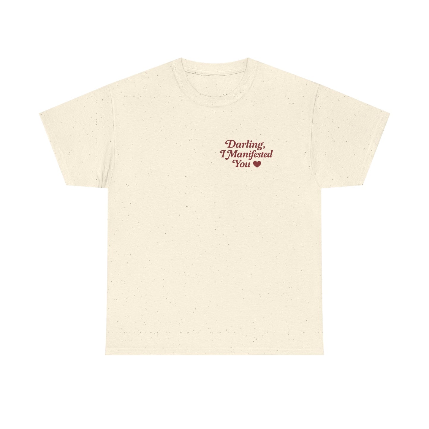 Darling, I Manifested You – Retro Mini Graphic Tee | Unisex Vintage Spiritual Shirt - Madame Soulière