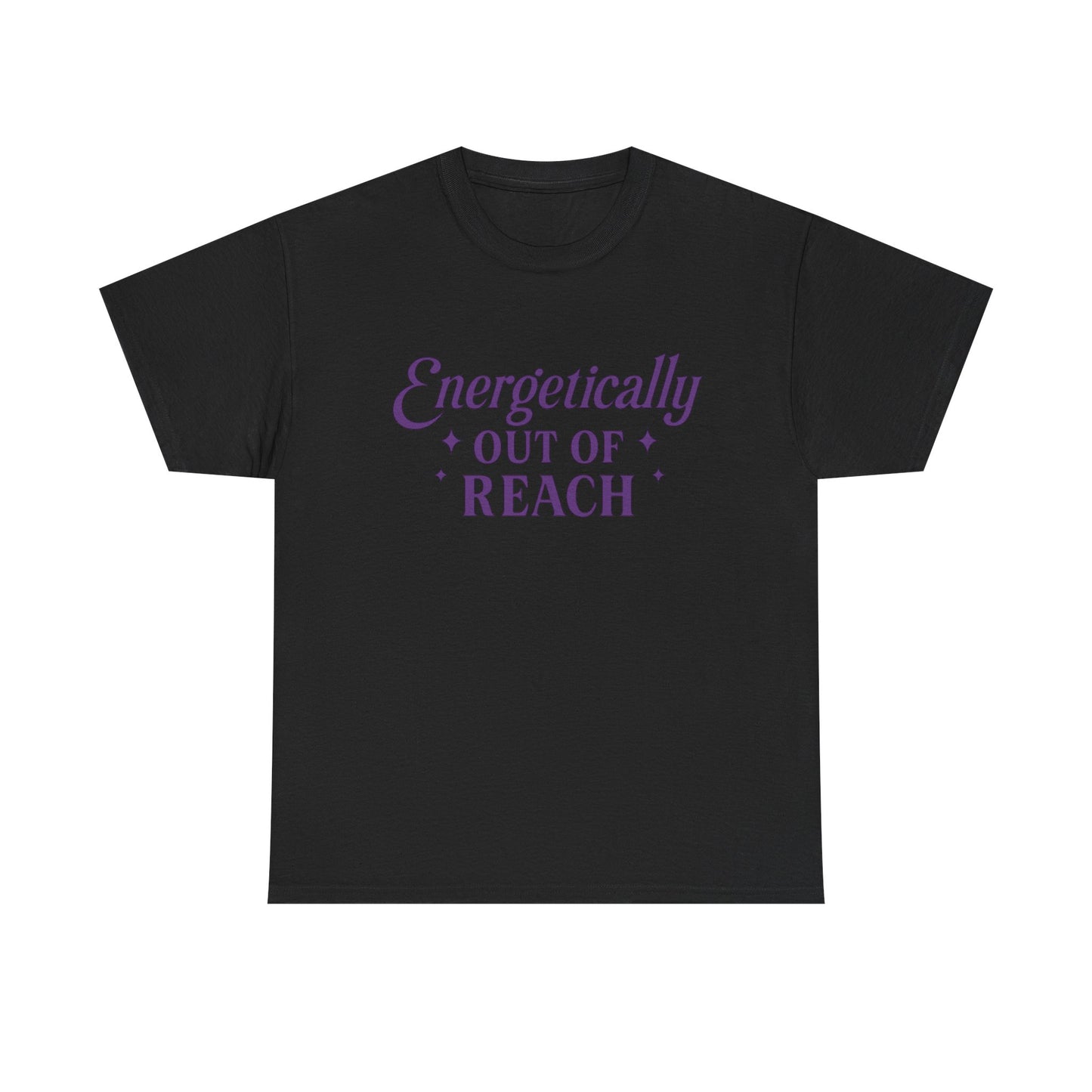 Energetically Out of Reach Unisex T-Shirt – Retro Vintage Graphic Tee, Spiritual Pin Up Shirt, Aesthetic Cosmic Vibes Top - Madame Soulière