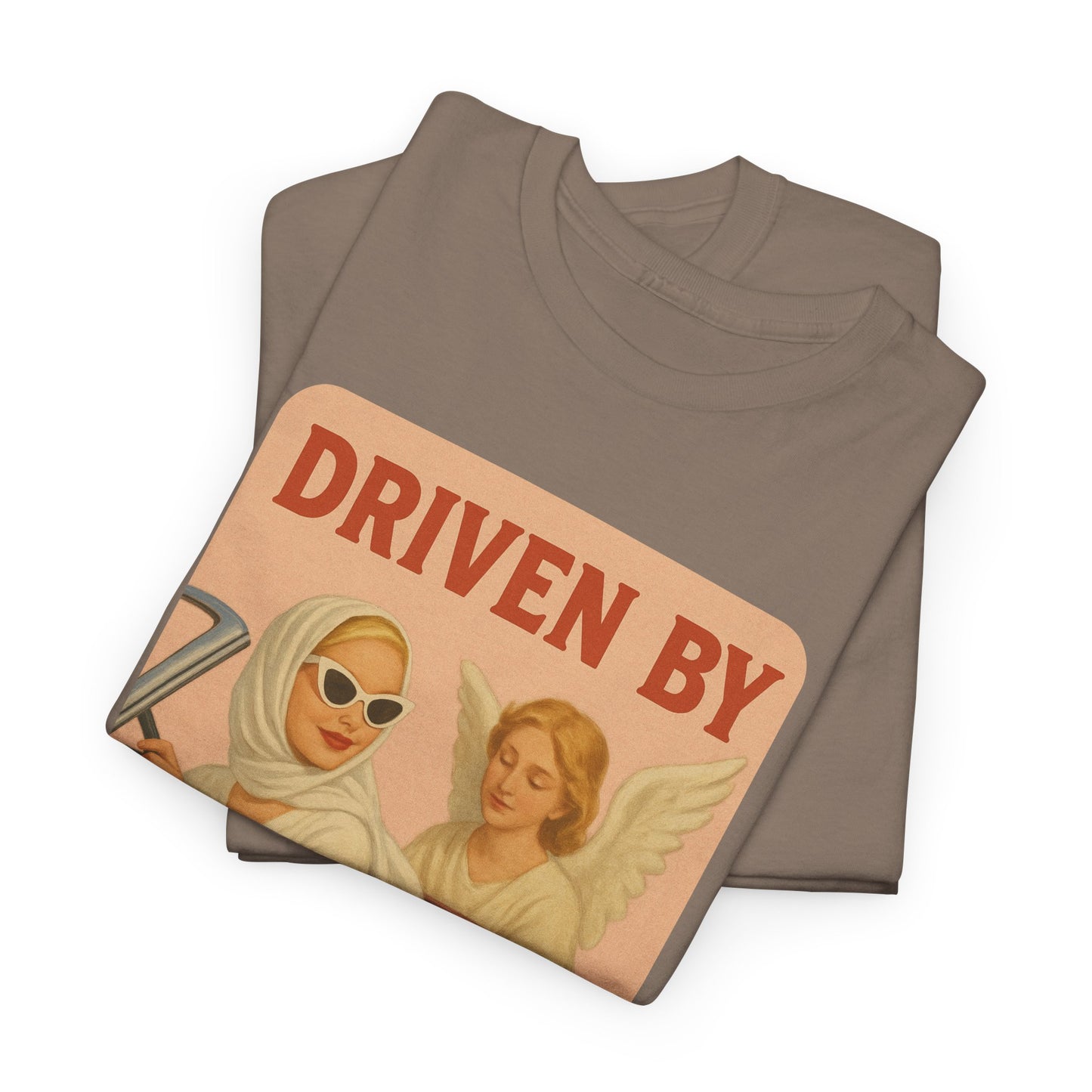 Driven by Soul 444 – Angel Number Retro Graphic Tee | Unisex Vintage Empowerment Shirt - Madame Soulière