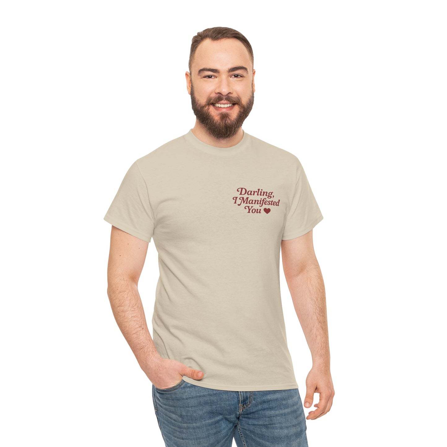 Darling, I Manifested You – Retro Mini Graphic Tee | Unisex Vintage Spiritual Shirt - Madame Soulière