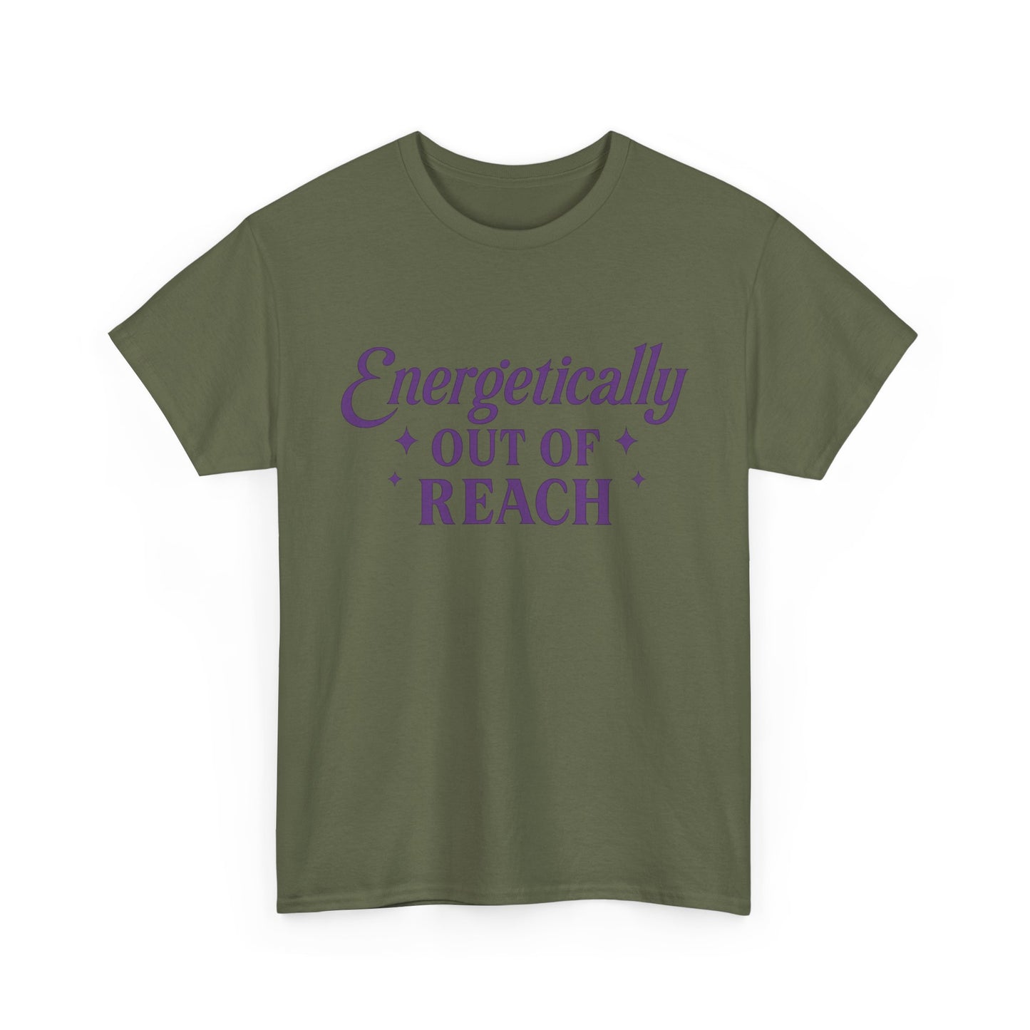 Energetically Out of Reach Unisex T-Shirt – Retro Vintage Graphic Tee, Spiritual Pin Up Shirt, Aesthetic Cosmic Vibes Top - Madame Soulière