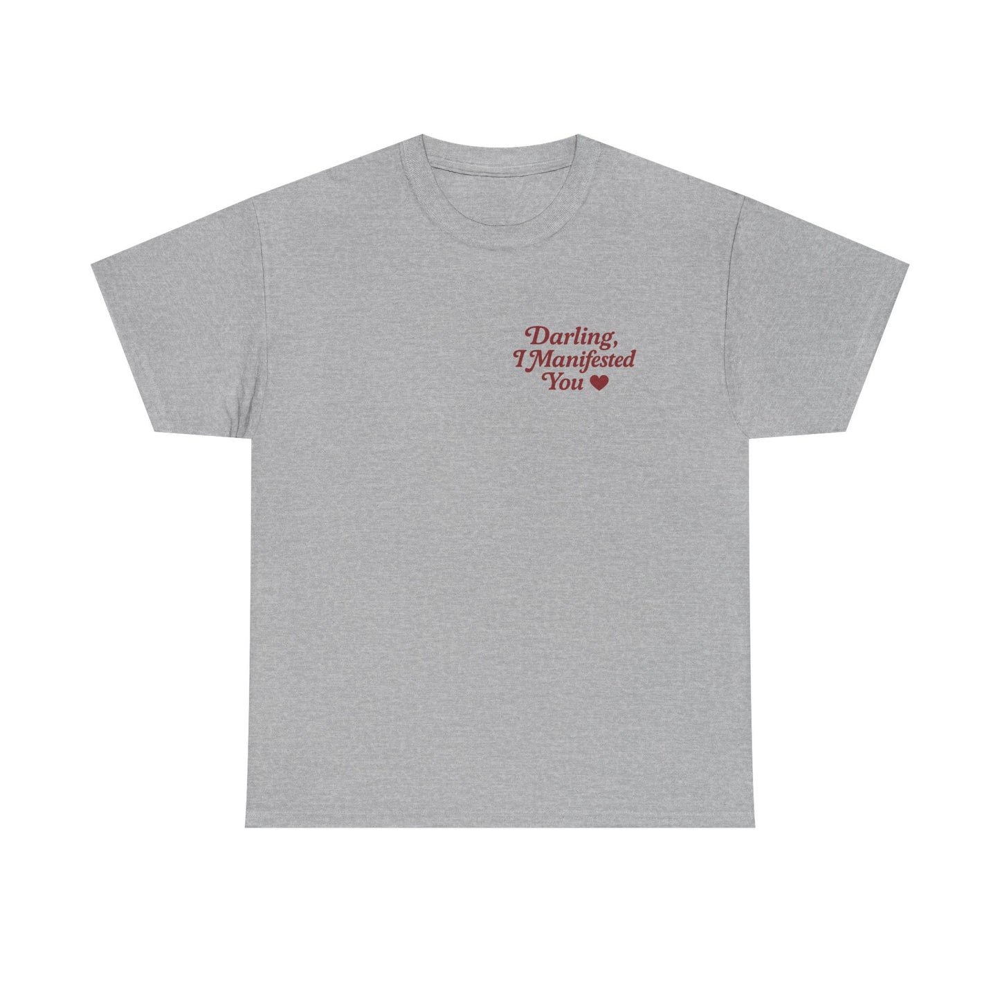 Darling, I Manifested You – Retro Mini Graphic Tee | Unisex Vintage Spiritual Shirt - Madame Soulière