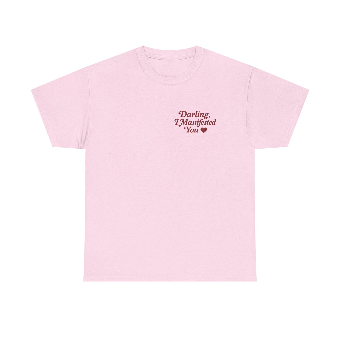 Darling, I Manifested You – Retro Mini Graphic Tee | Unisex Vintage Spiritual Shirt - Madame Soulière