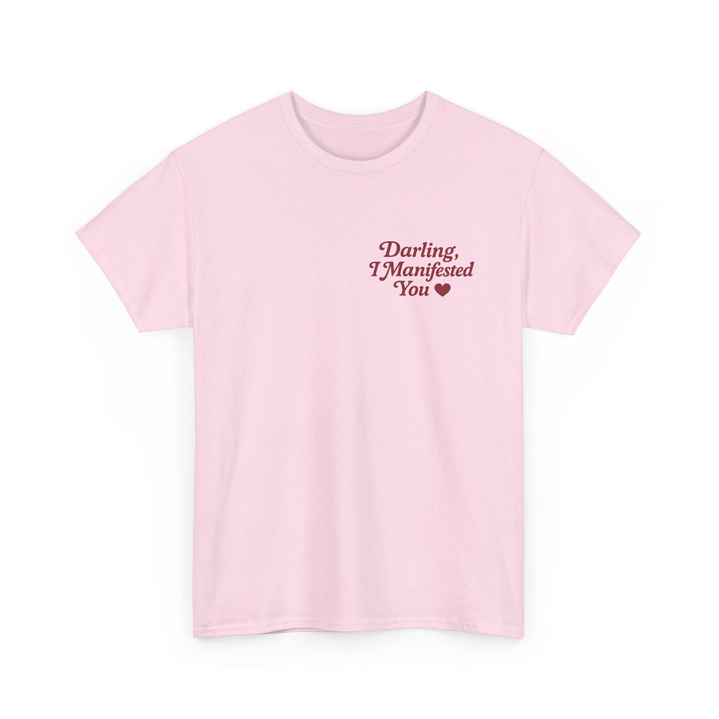 Darling, I Manifested You – Retro Mini Graphic Tee | Unisex Vintage Spiritual Shirt - Madame Soulière