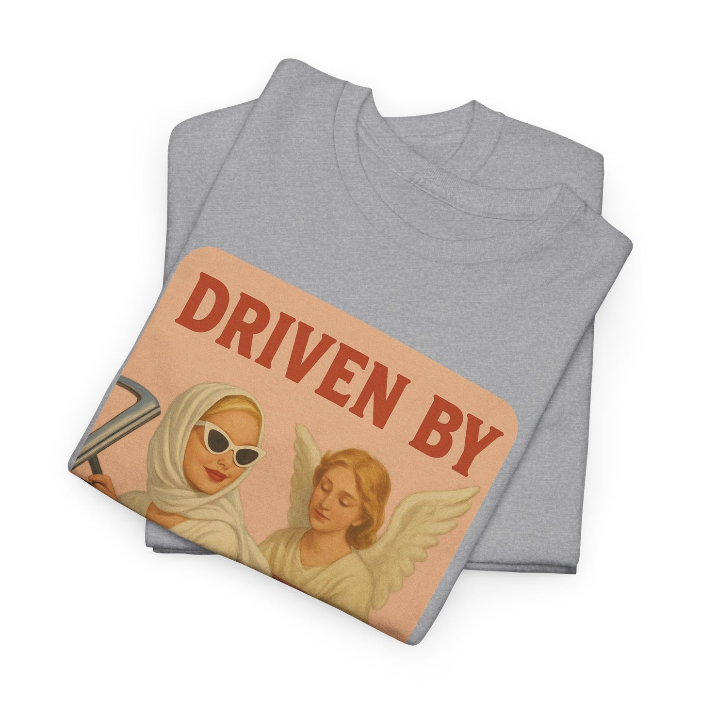 Driven by Soul 444 – Angel Number Retro Graphic Tee | Unisex Vintage Empowerment Shirt - Madame Soulière