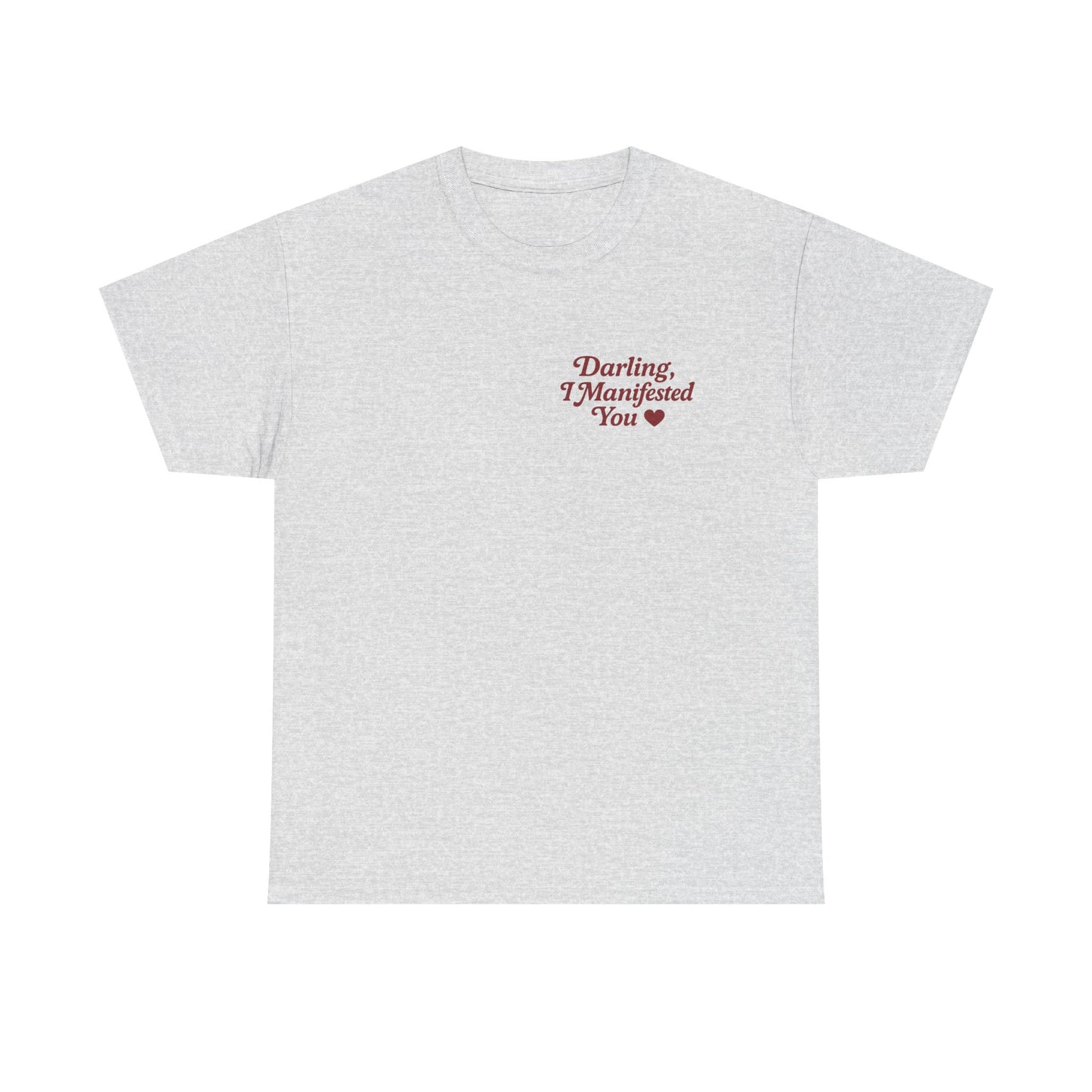Darling, I Manifested You – Retro Mini Graphic Tee | Unisex Vintage Spiritual Shirt - Madame Soulière