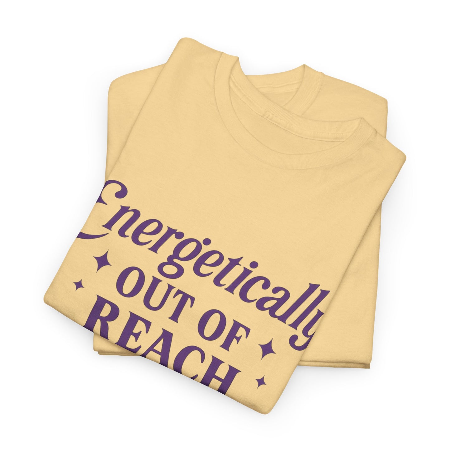 Energetically Out of Reach Unisex T-Shirt – Retro Vintage Graphic Tee, Spiritual Pin Up Shirt, Aesthetic Cosmic Vibes Top - Madame Soulière