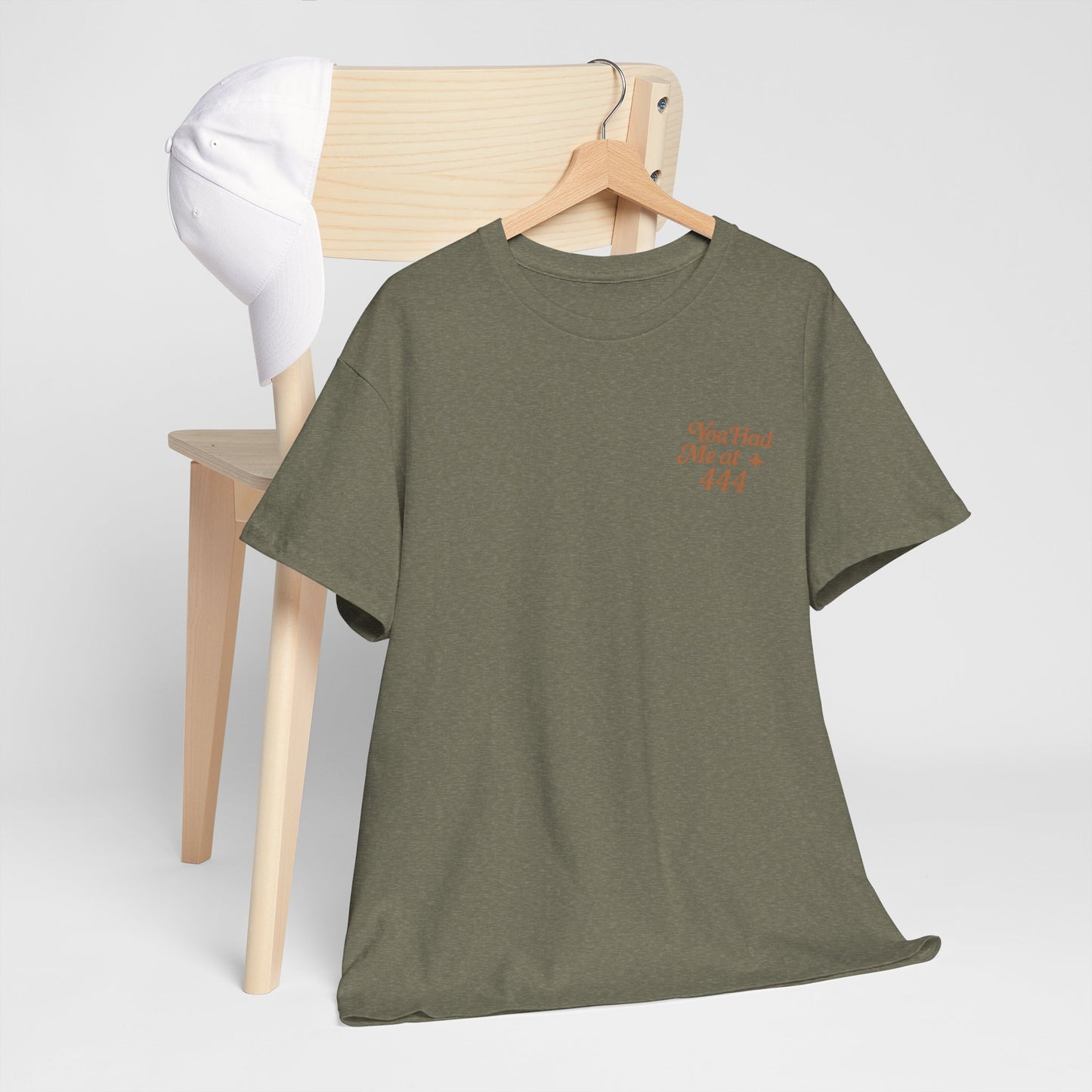 You Had Me at 444 – Retro Angel Number Mini Graphic Tee | Unisex Vintage Spiritual Shirt - Madame Soulière