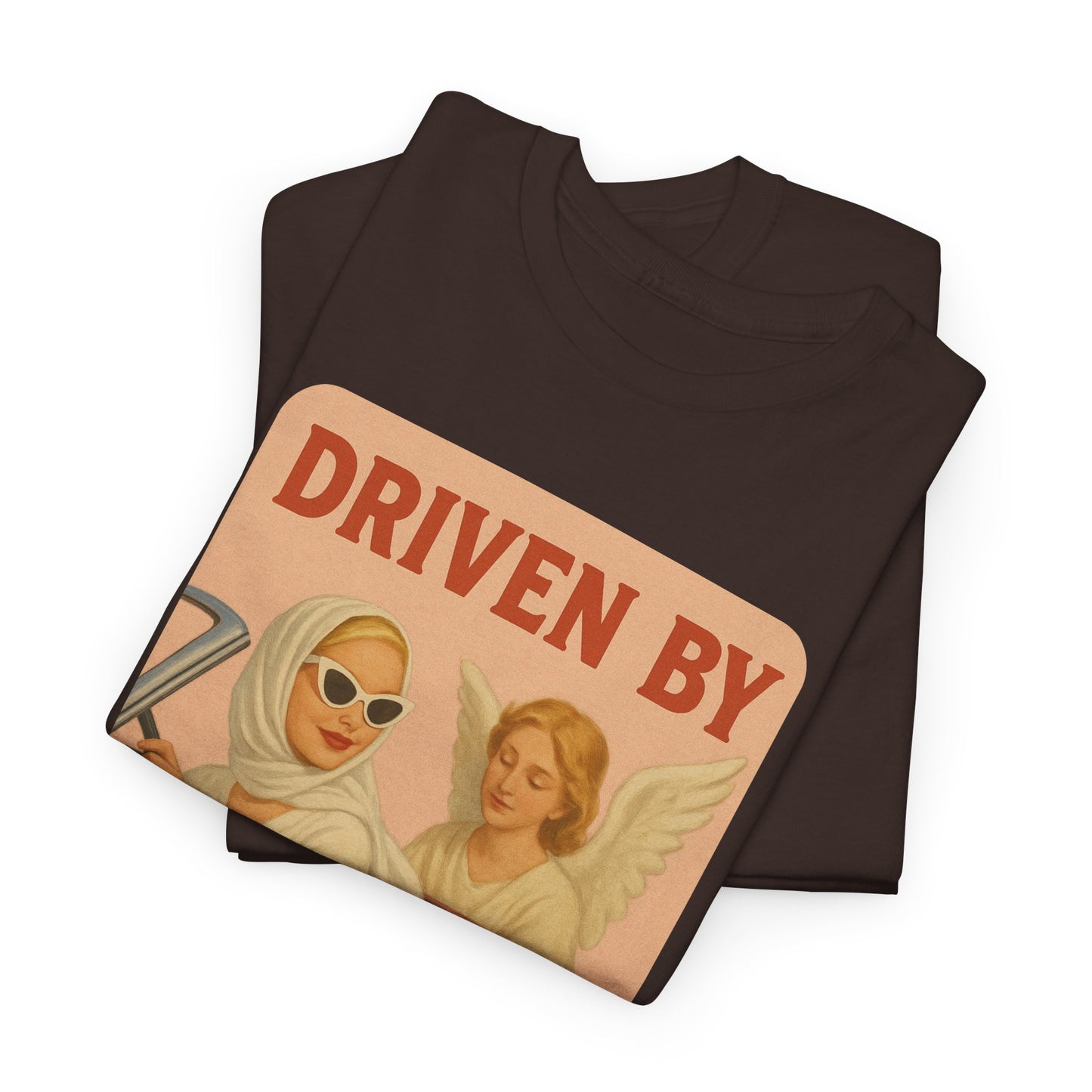Driven by Soul 444 – Angel Number Retro Graphic Tee | Unisex Vintage Empowerment Shirt - Madame Soulière