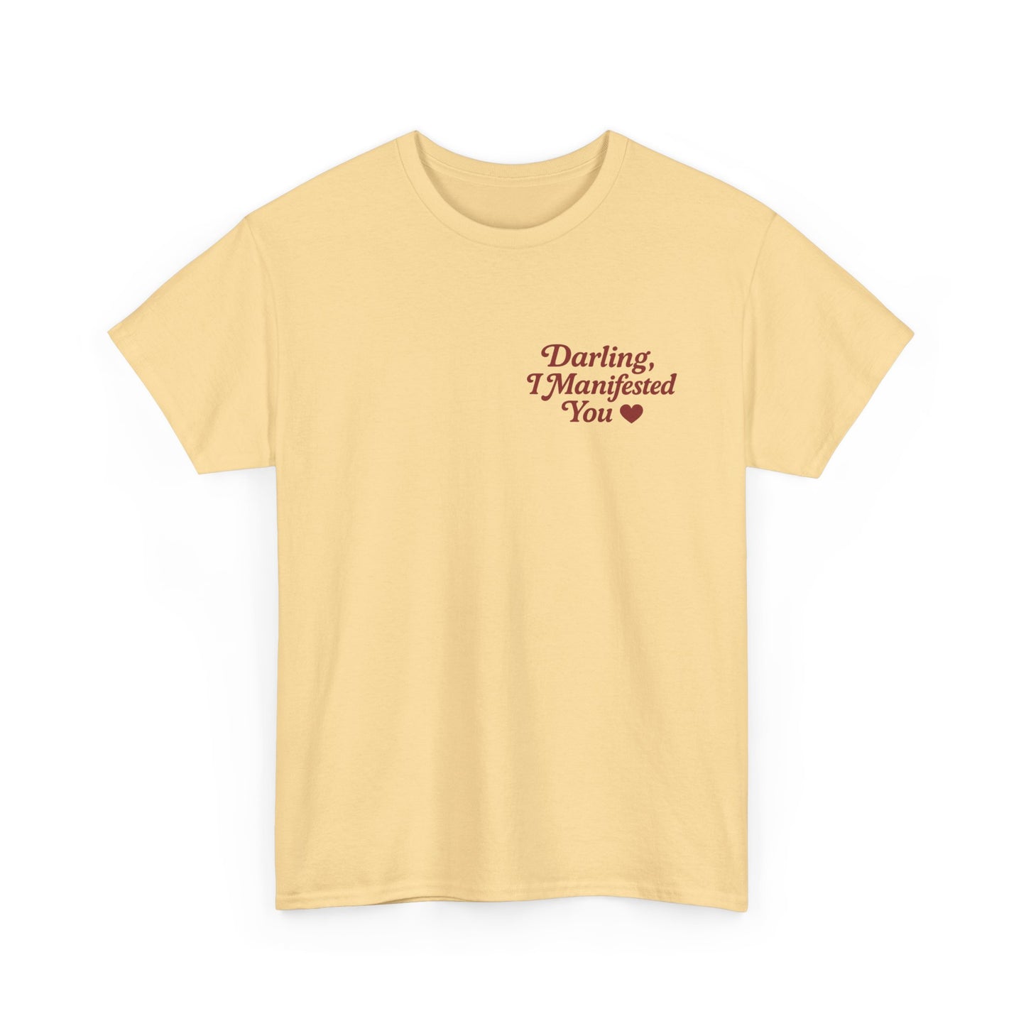 Darling, I Manifested You – Retro Mini Graphic Tee | Unisex Vintage Spiritual Shirt - Madame Soulière