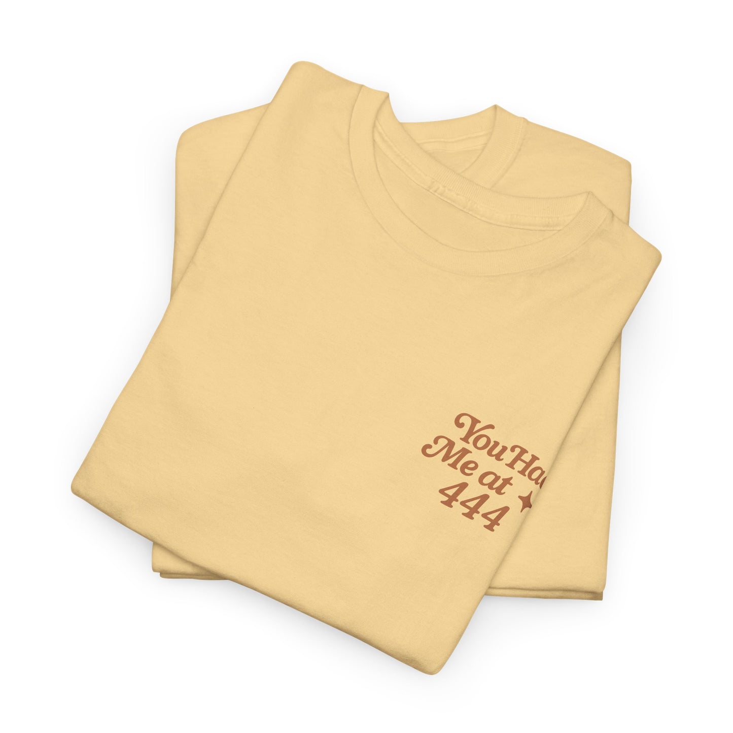 You Had Me at 444 – Retro Angel Number Mini Graphic Tee | Unisex Vintage Spiritual Shirt - Madame Soulière