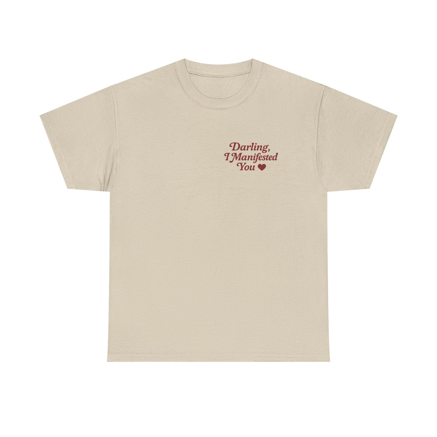 Darling, I Manifested You – Retro Mini Graphic Tee | Unisex Vintage Spiritual Shirt - Madame Soulière