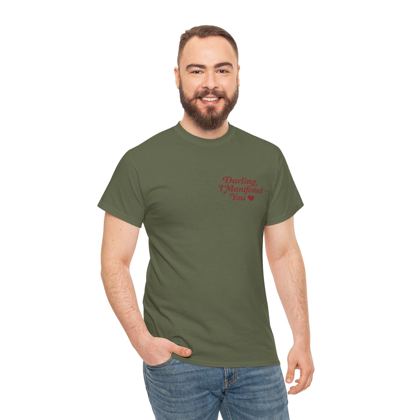 Darling, I Manifested You – Retro Mini Graphic Tee | Unisex Vintage Spiritual Shirt - Madame Soulière