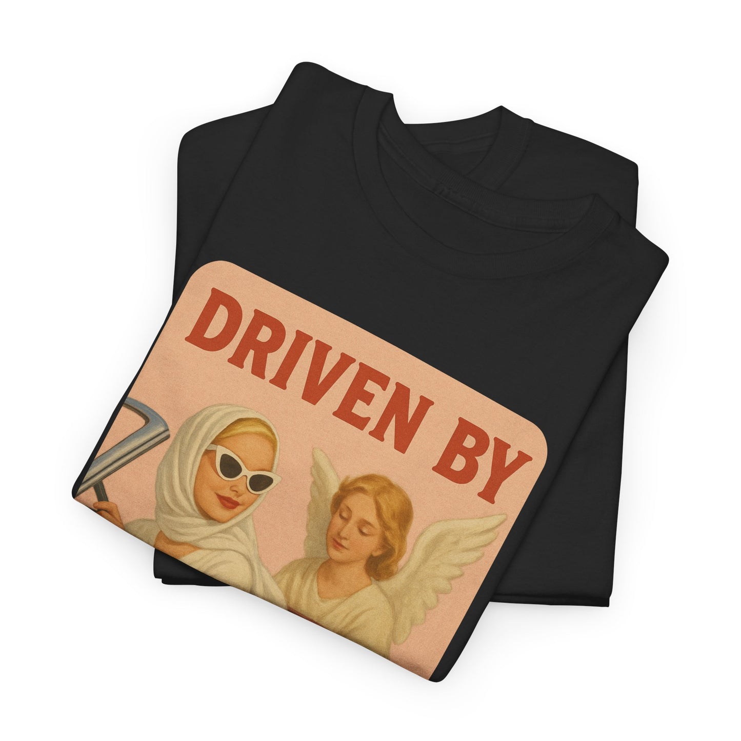 Driven by Soul 444 – Angel Number Retro Graphic Tee | Unisex Vintage Empowerment Shirt - Madame Soulière