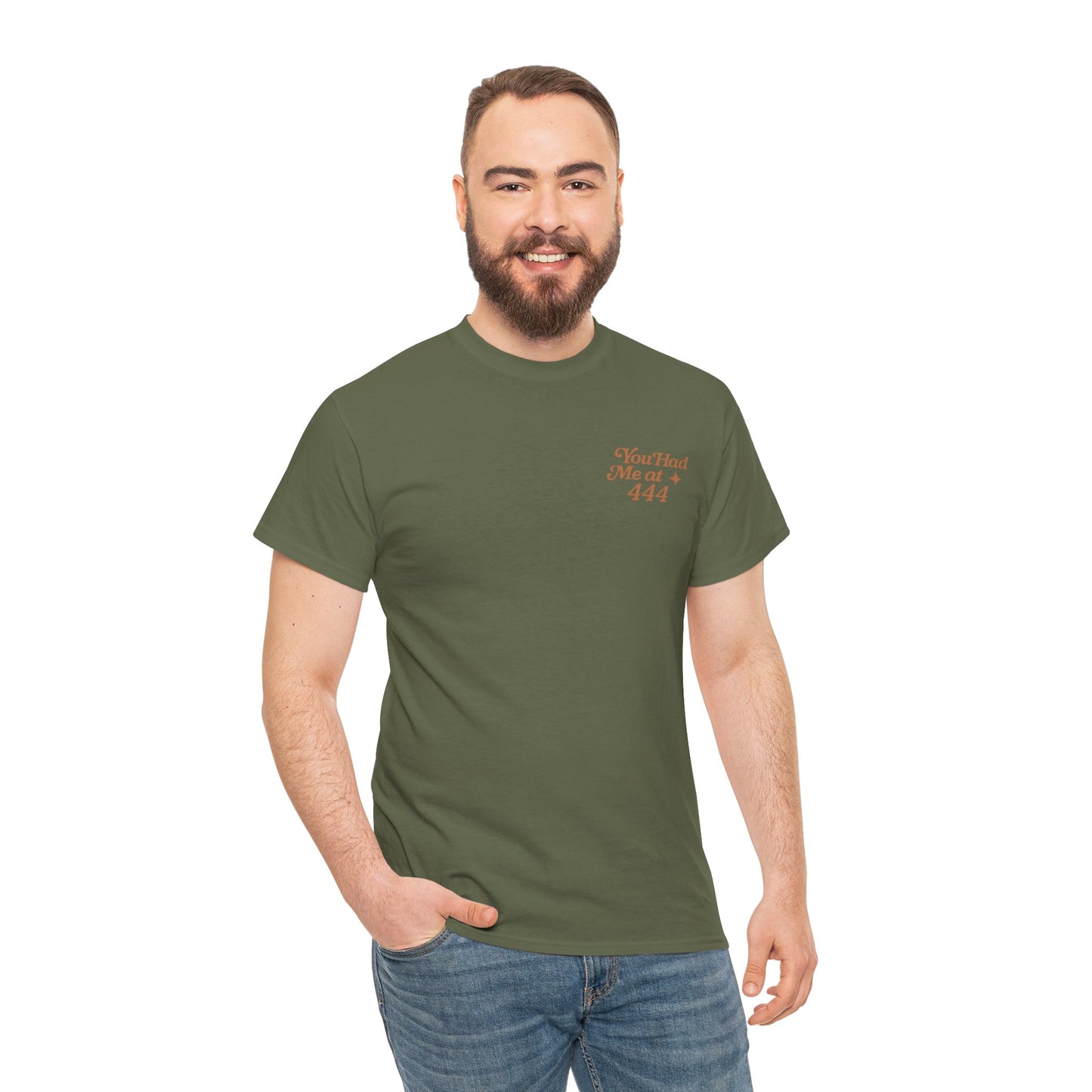 You Had Me at 444 – Retro Angel Number Mini Graphic Tee | Unisex Vintage Spiritual Shirt - Madame Soulière