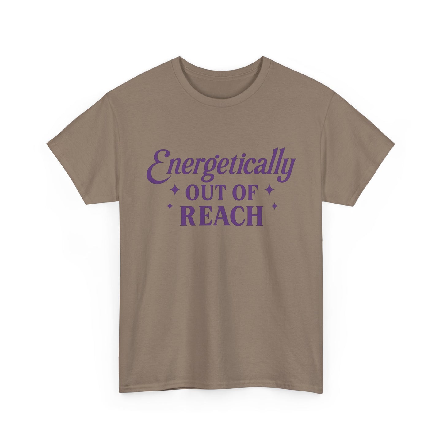 Energetically Out of Reach Unisex T-Shirt – Retro Vintage Graphic Tee, Spiritual Pin Up Shirt, Aesthetic Cosmic Vibes Top - Madame Soulière