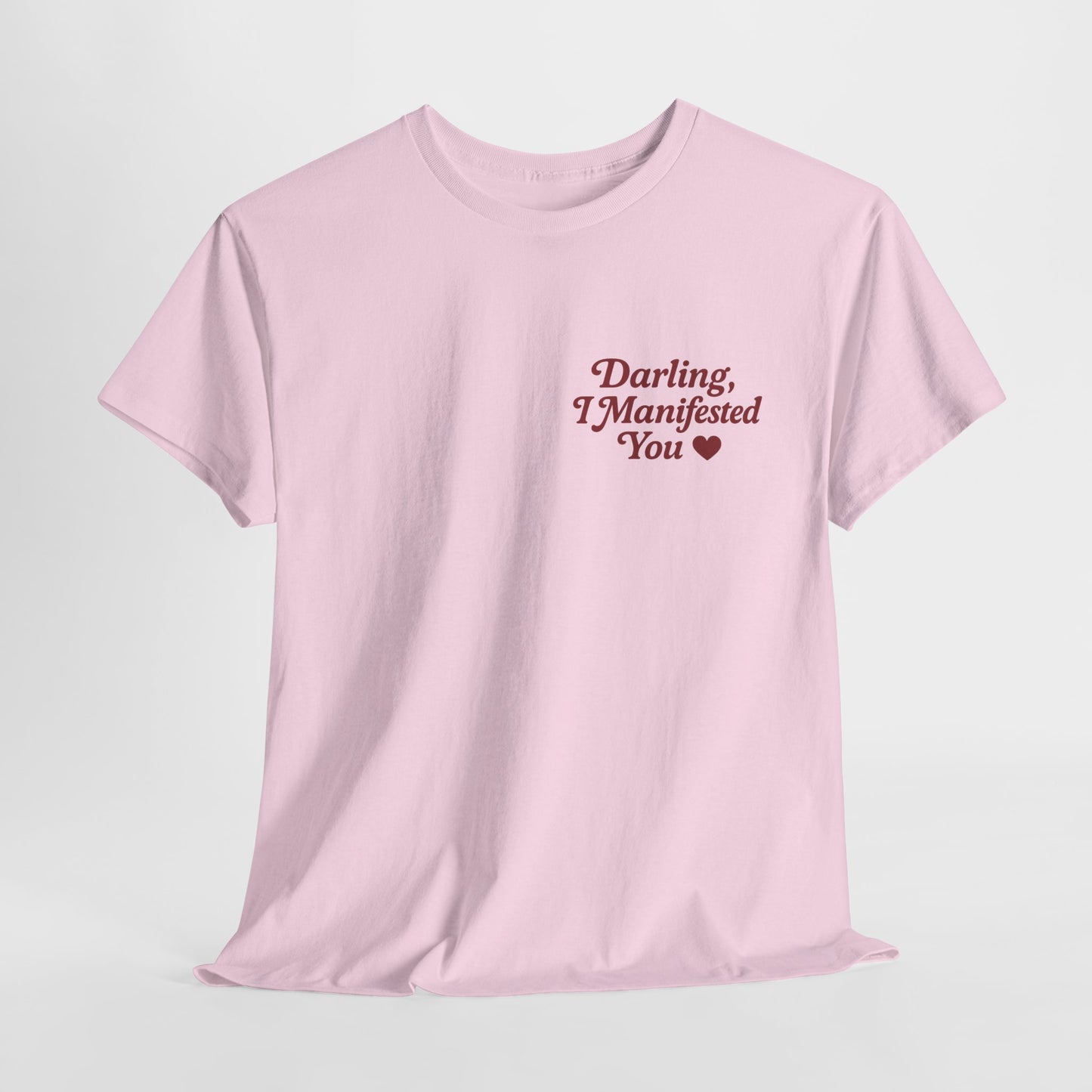 Darling, I Manifested You – Retro Mini Graphic Tee | Unisex Vintage Spiritual Shirt - Madame Soulière