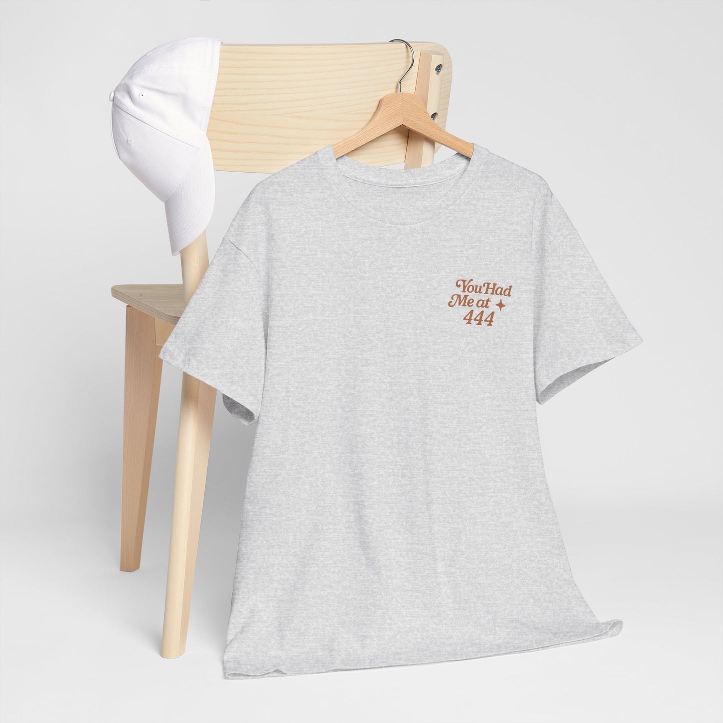 You Had Me at 444 – Retro Angel Number Mini Graphic Tee | Unisex Vintage Spiritual Shirt - Madame Soulière