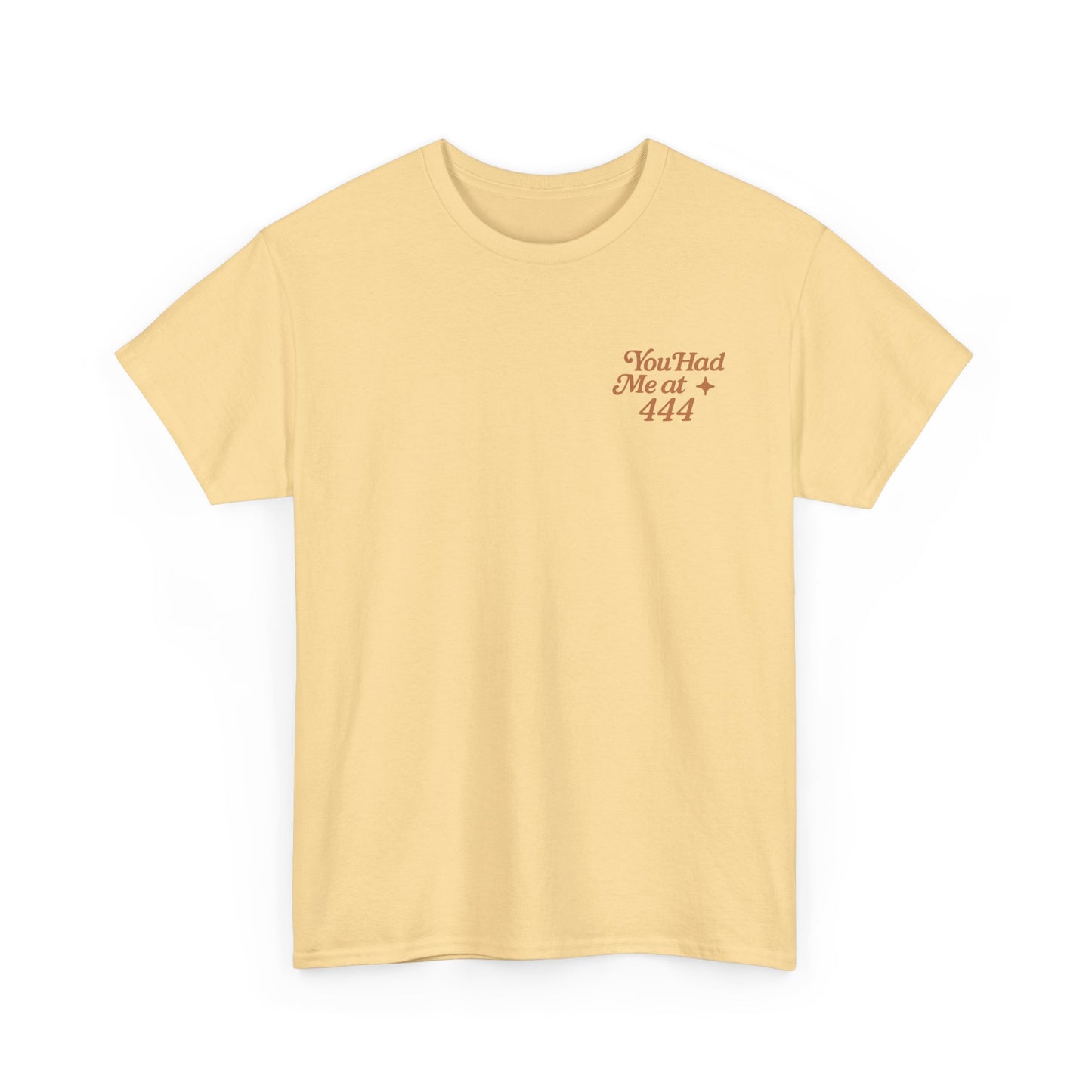 You Had Me at 444 – Retro Angel Number Mini Graphic Tee | Unisex Vintage Spiritual Shirt - Madame Soulière