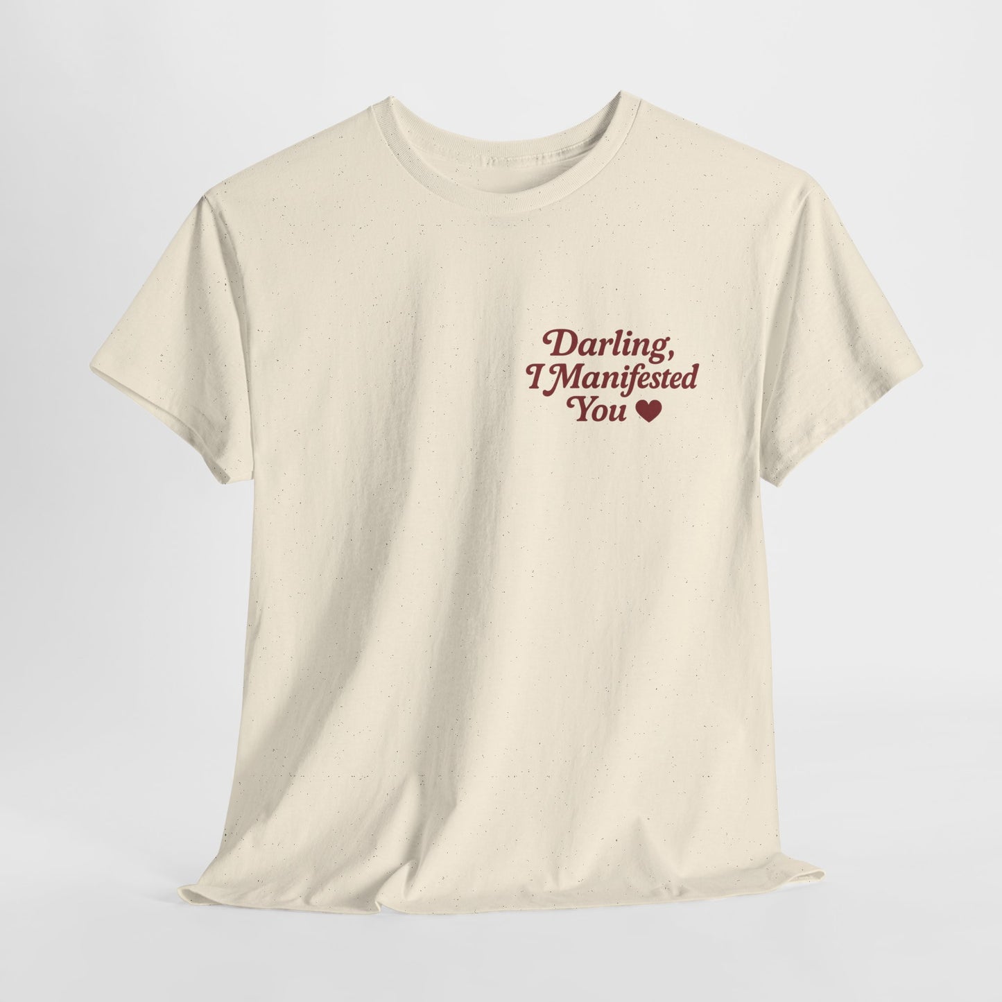 Darling, I Manifested You – Retro Mini Graphic Tee | Unisex Vintage Spiritual Shirt - Madame Soulière