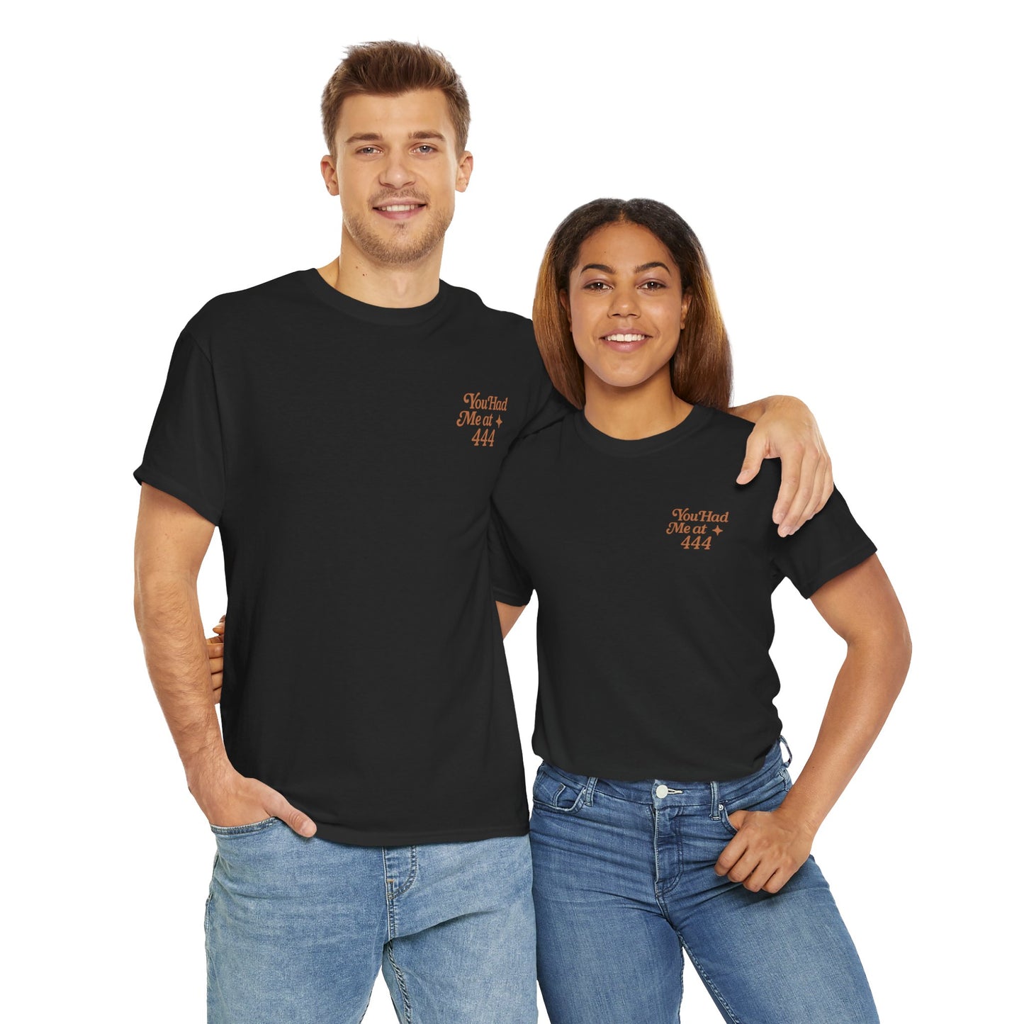 You Had Me at 444 – Retro Angel Number Mini Graphic Tee | Unisex Vintage Spiritual Shirt - Madame Soulière