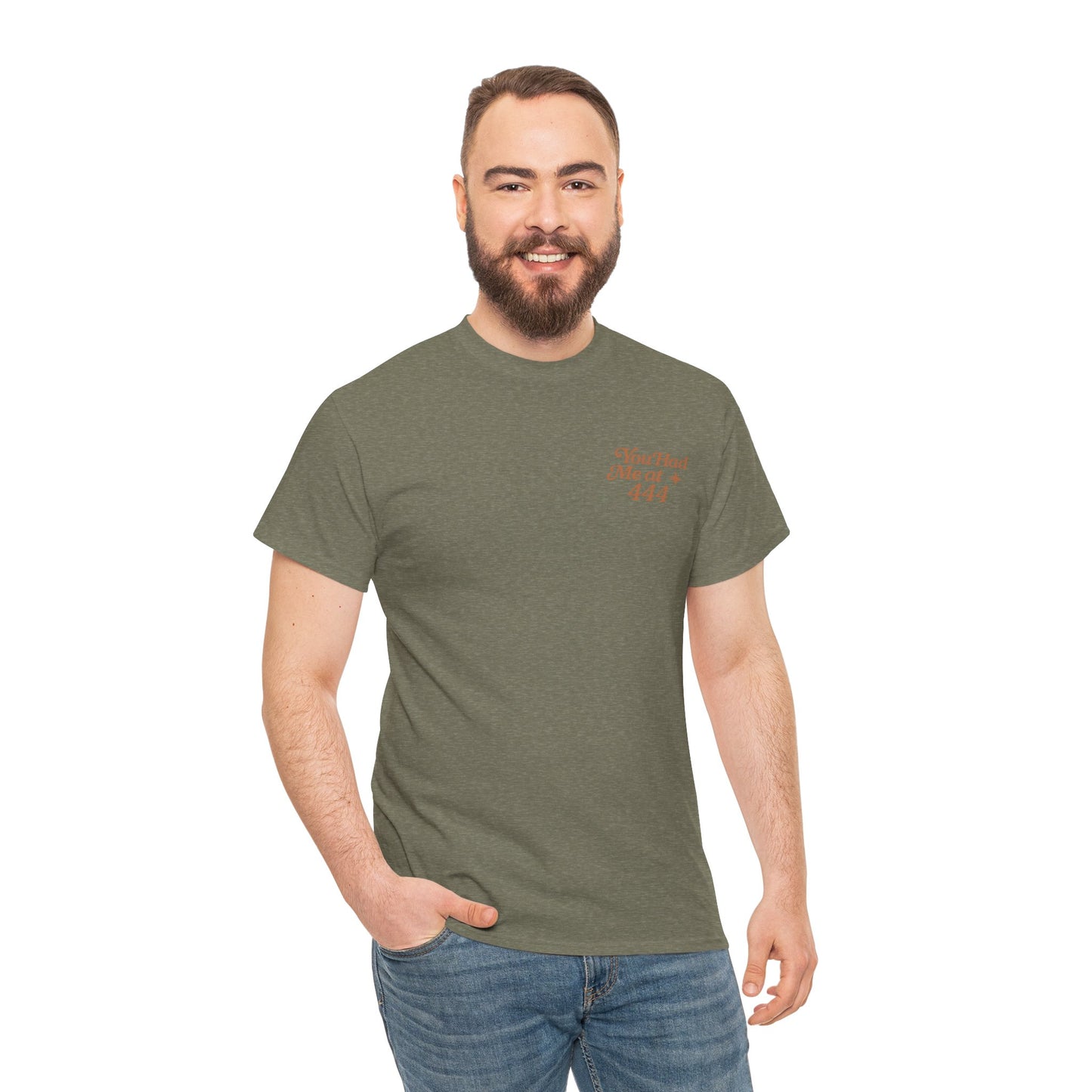 You Had Me at 444 – Retro Angel Number Mini Graphic Tee | Unisex Vintage Spiritual Shirt - Madame Soulière