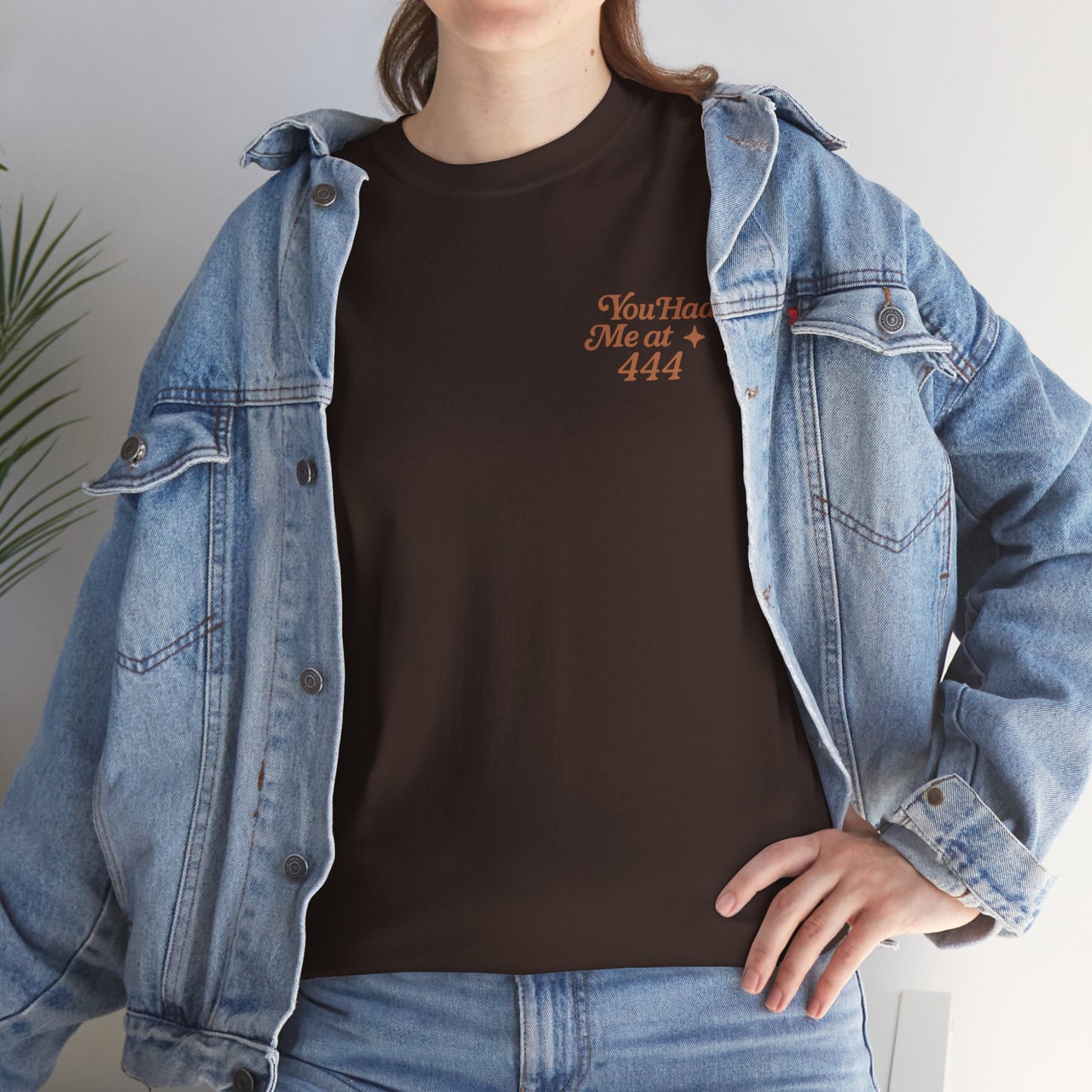 You Had Me at 444 – Retro Angel Number Mini Graphic Tee | Unisex Vintage Spiritual Shirt - Madame Soulière