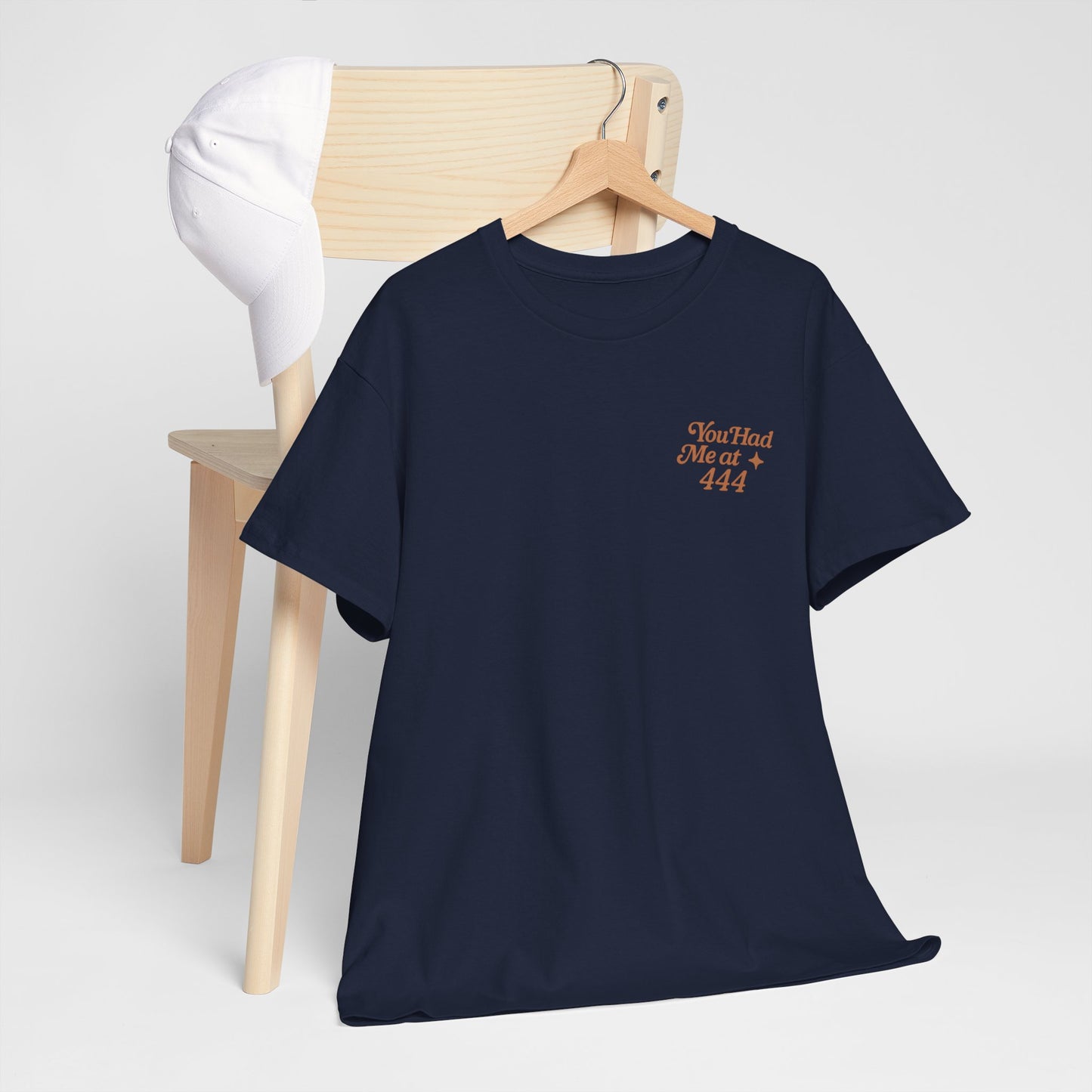 You Had Me at 444 – Retro Angel Number Mini Graphic Tee | Unisex Vintage Spiritual Shirt - Madame Soulière