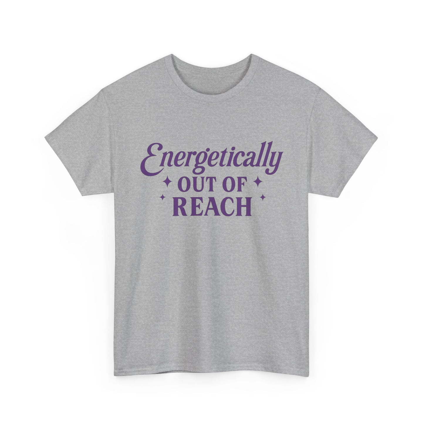Energetically Out of Reach Unisex T-Shirt – Retro Vintage Graphic Tee, Spiritual Pin Up Shirt, Aesthetic Cosmic Vibes Top - Madame Soulière