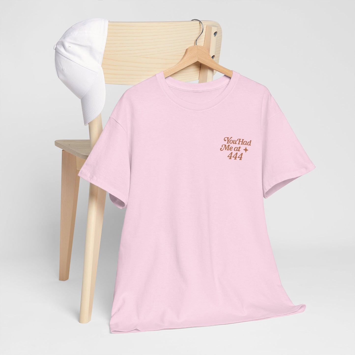 You Had Me at 444 – Retro Angel Number Mini Graphic Tee | Unisex Vintage Spiritual Shirt - Madame Soulière