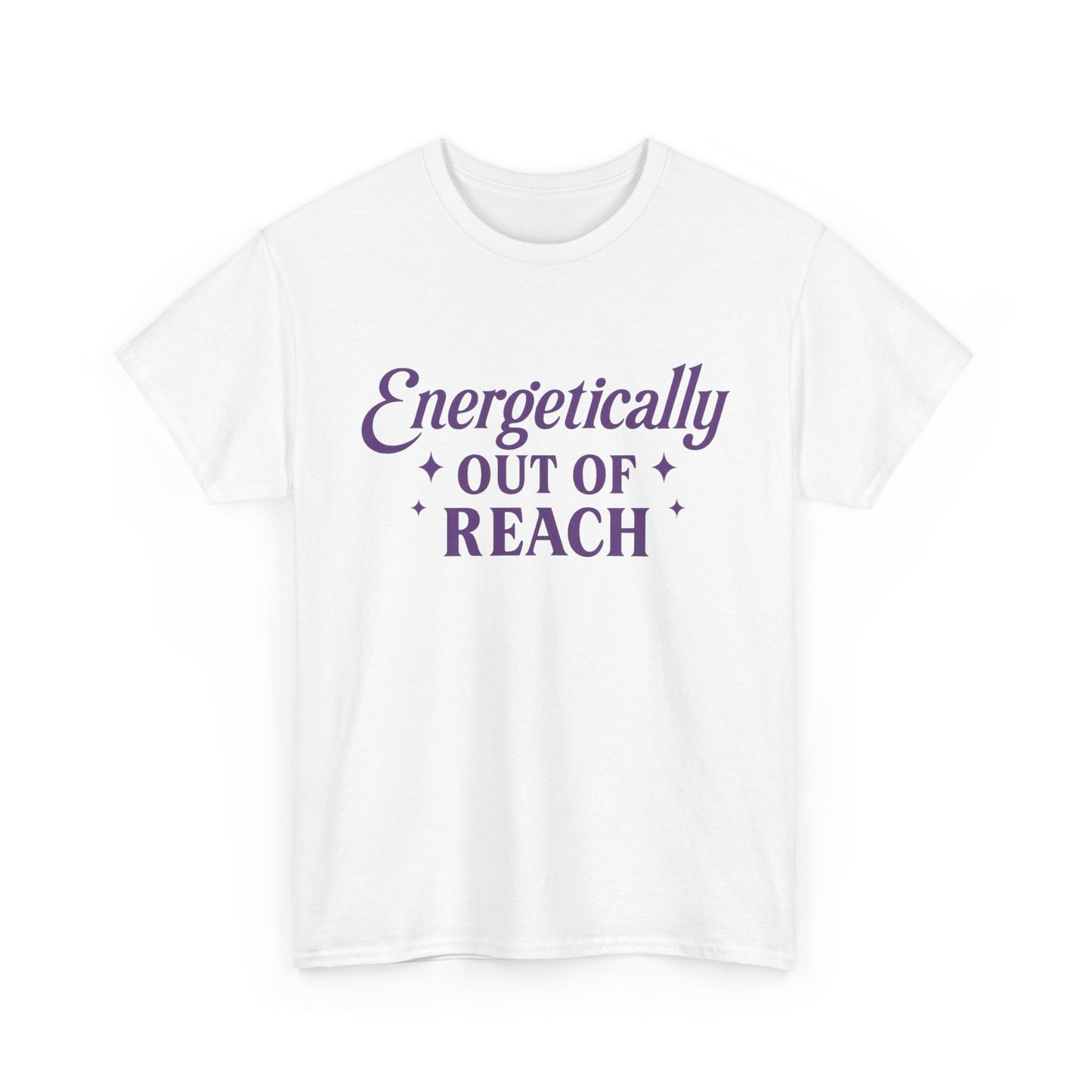 Energetically Out of Reach Unisex T-Shirt – Retro Vintage Graphic Tee, Spiritual Pin Up Shirt, Aesthetic Cosmic Vibes Top - Madame Soulière