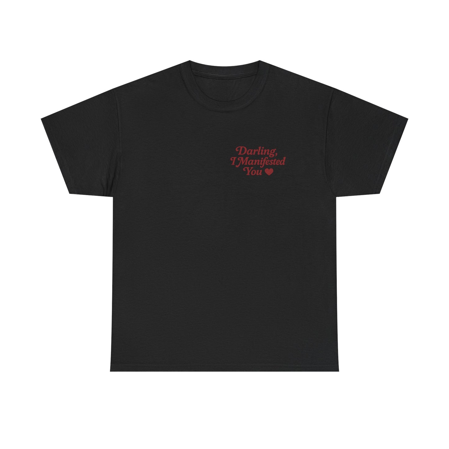 Darling, I Manifested You – Retro Mini Graphic Tee | Unisex Vintage Spiritual Shirt - Madame Soulière