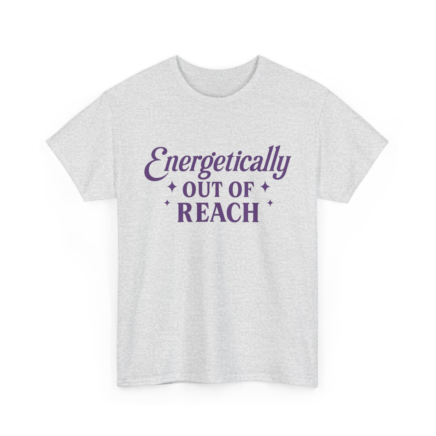 Energetically Out of Reach Unisex T-Shirt – Retro Vintage Graphic Tee, Spiritual Pin Up Shirt, Aesthetic Cosmic Vibes Top - Madame Soulière