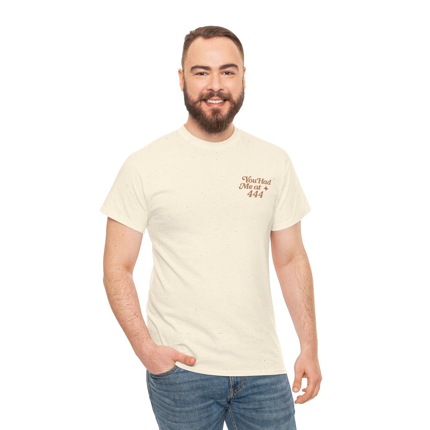 You Had Me at 444 – Retro Angel Number Mini Graphic Tee | Unisex Vintage Spiritual Shirt - Madame Soulière