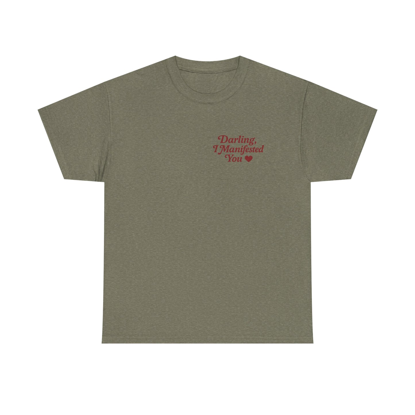 Darling, I Manifested You – Retro Mini Graphic Tee | Unisex Vintage Spiritual Shirt - Madame Soulière