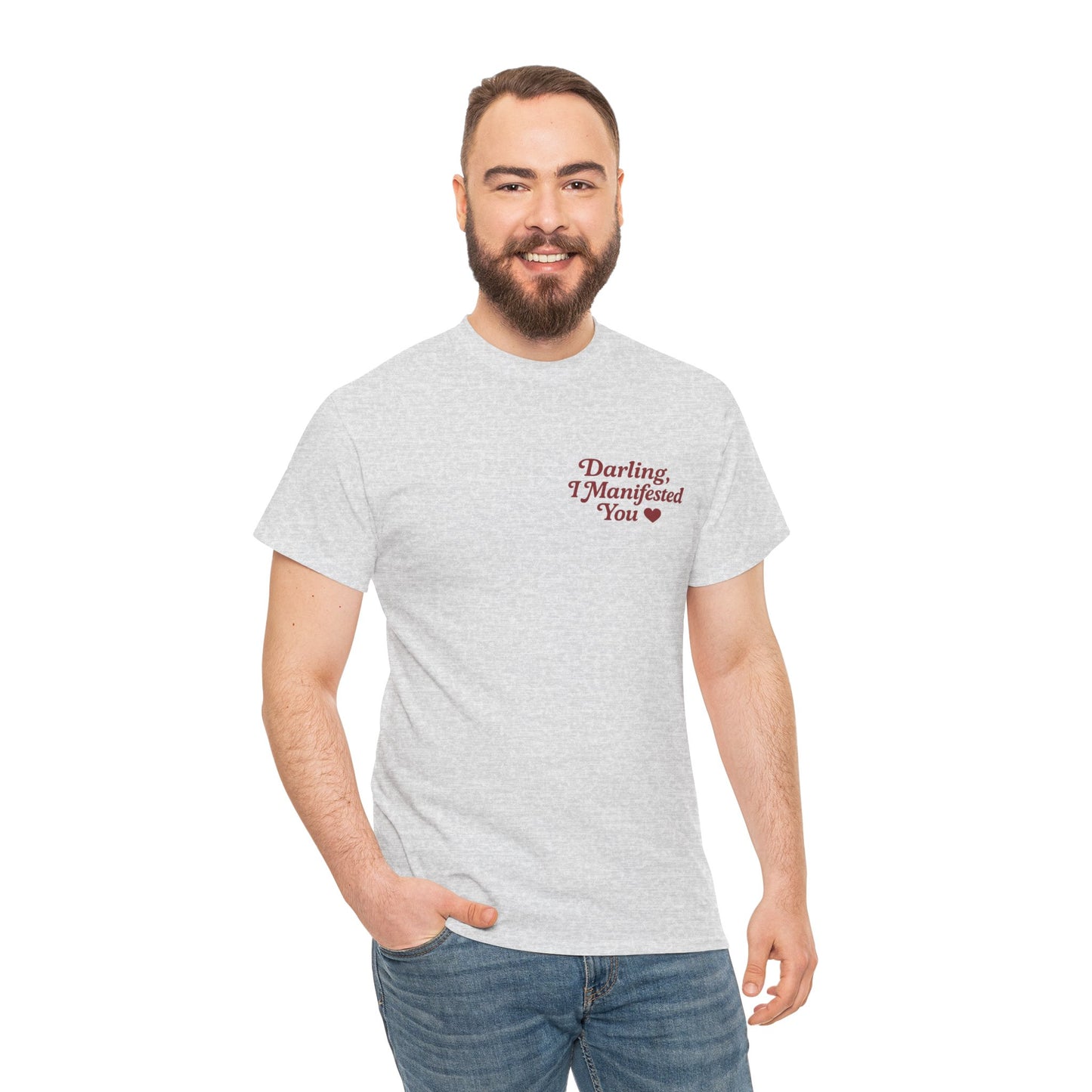 Darling, I Manifested You – Retro Mini Graphic Tee | Unisex Vintage Spiritual Shirt - Madame Soulière