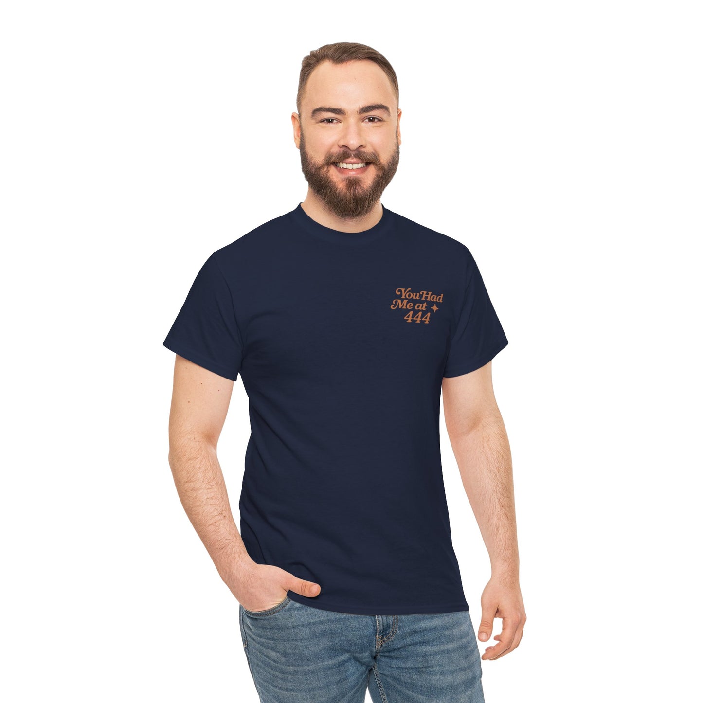 You Had Me at 444 – Retro Angel Number Mini Graphic Tee | Unisex Vintage Spiritual Shirt - Madame Soulière