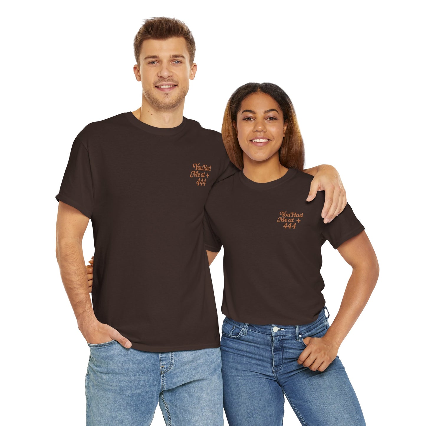 You Had Me at 444 – Retro Angel Number Mini Graphic Tee | Unisex Vintage Spiritual Shirt - Madame Soulière