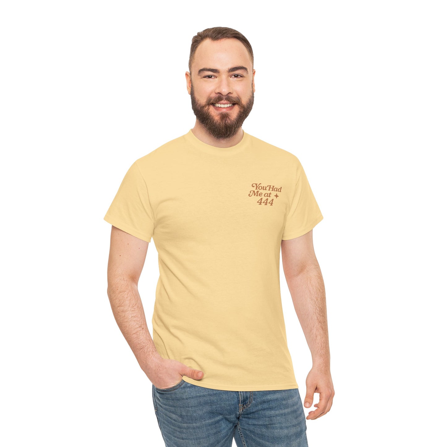 You Had Me at 444 – Retro Angel Number Mini Graphic Tee | Unisex Vintage Spiritual Shirt - Madame Soulière