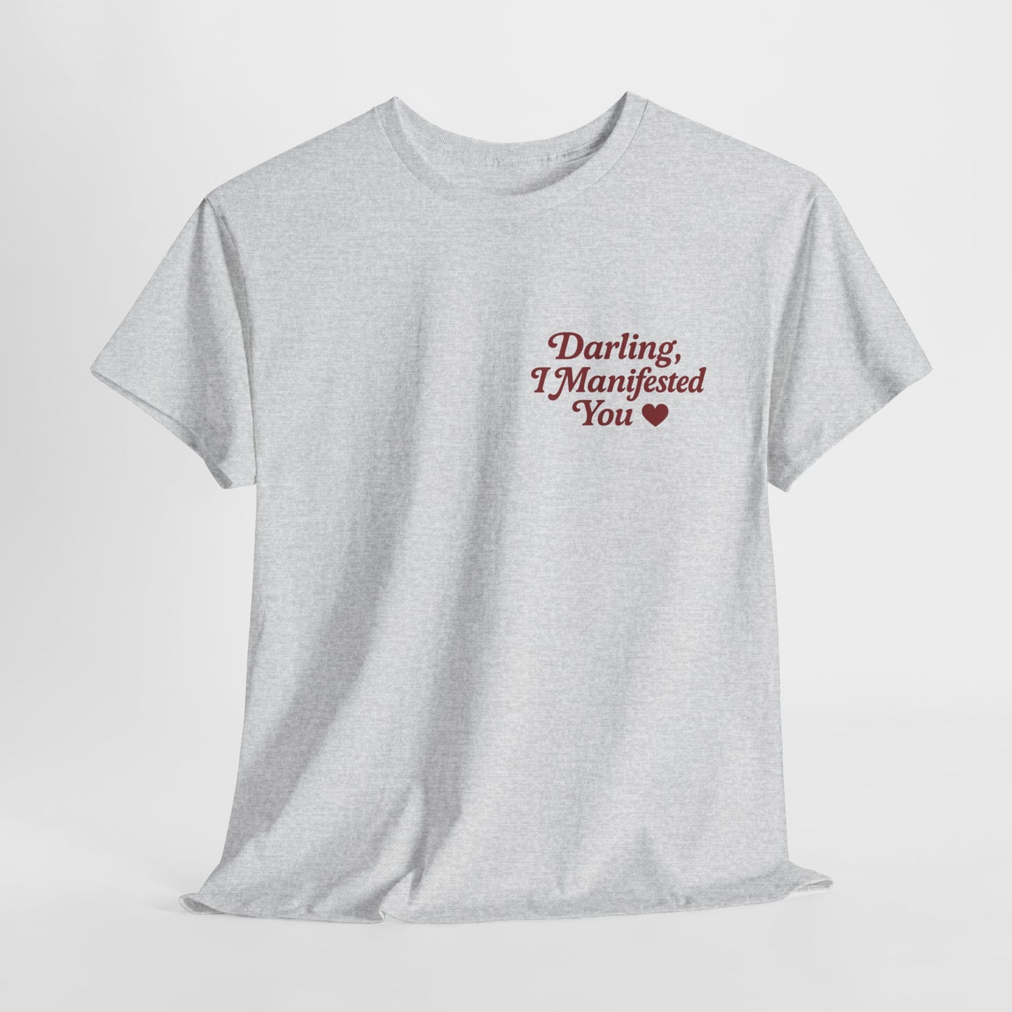 Darling, I Manifested You – Retro Mini Graphic Tee | Unisex Vintage Spiritual Shirt - Madame Soulière