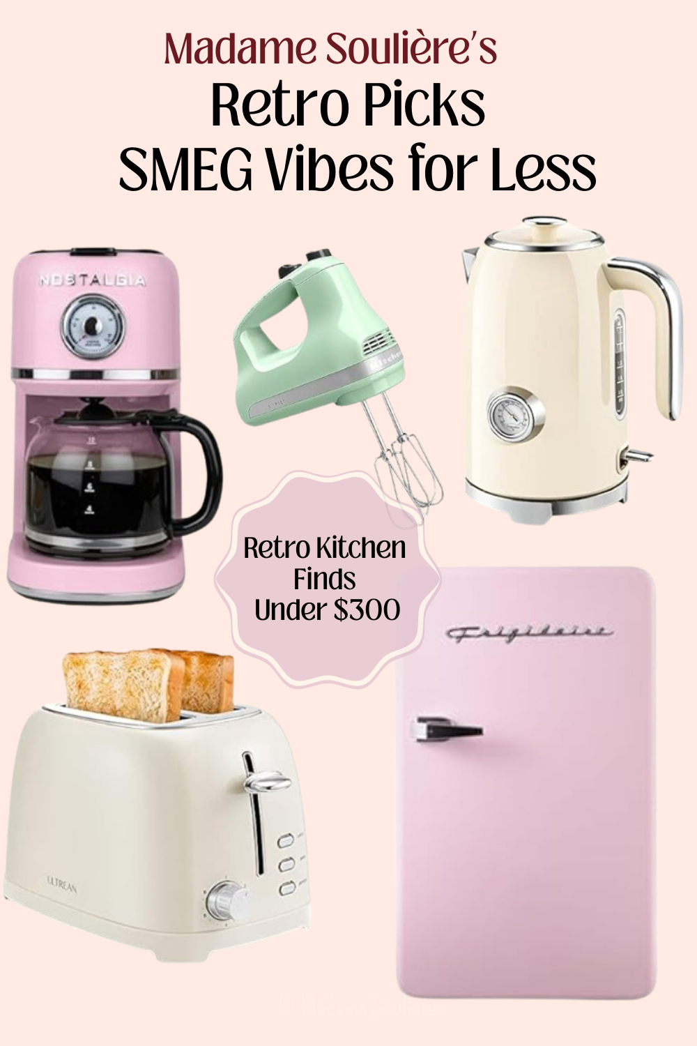 Retro Kitchen Picks — SMEG Vibes for Less