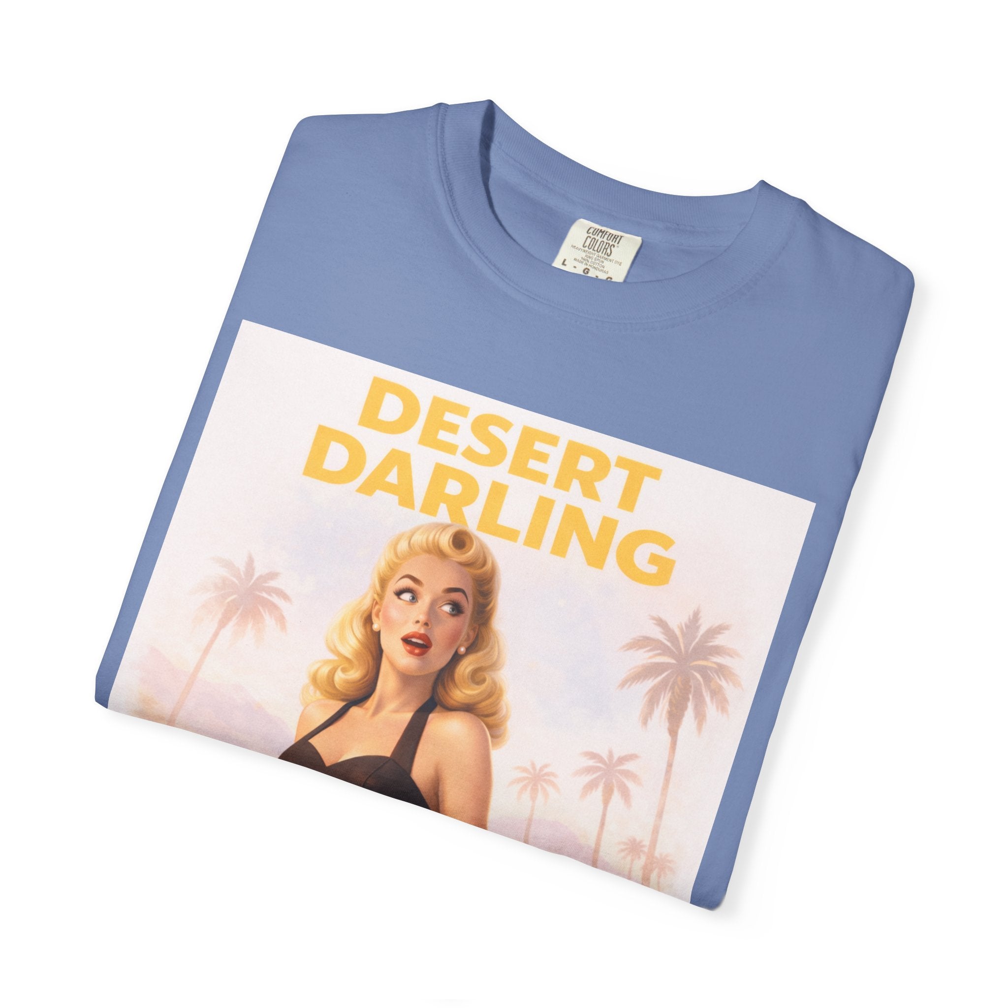 Desert Darling – Retro Pin-Up Graphic T-Shirt