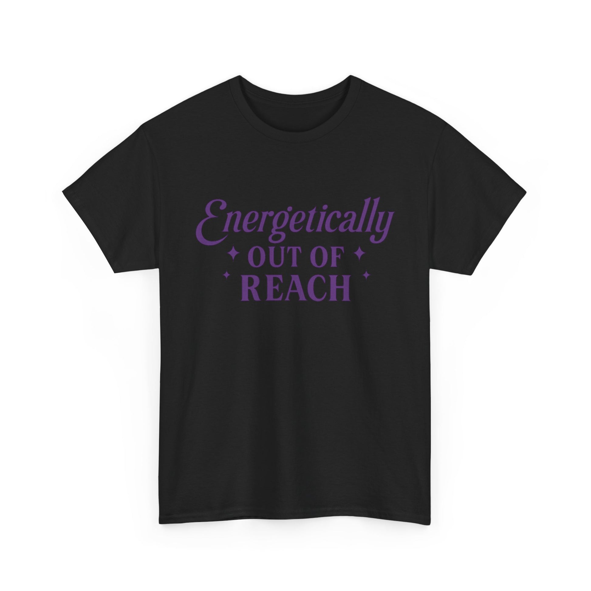 Energetically Out of Reach Unisex T-Shirt – Retro Vintage Graphic Tee, Spiritual Pin Up Shirt, Aesthetic Cosmic Vibes Top - Madame Soulière