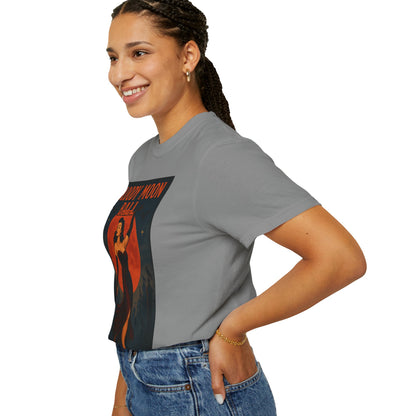 Bloody Moon Halloween Unisex T-Shirt – Vampire Retro Graphic Tee, Vintage Horror Spooky Top, Scary Season Shirt - Madame Soulière