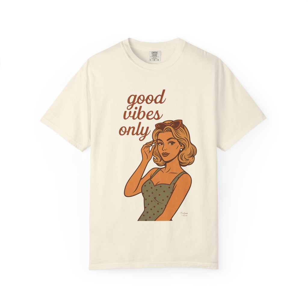 Good Vibes Only – Retro Pin-Up Vintage T-Shirt