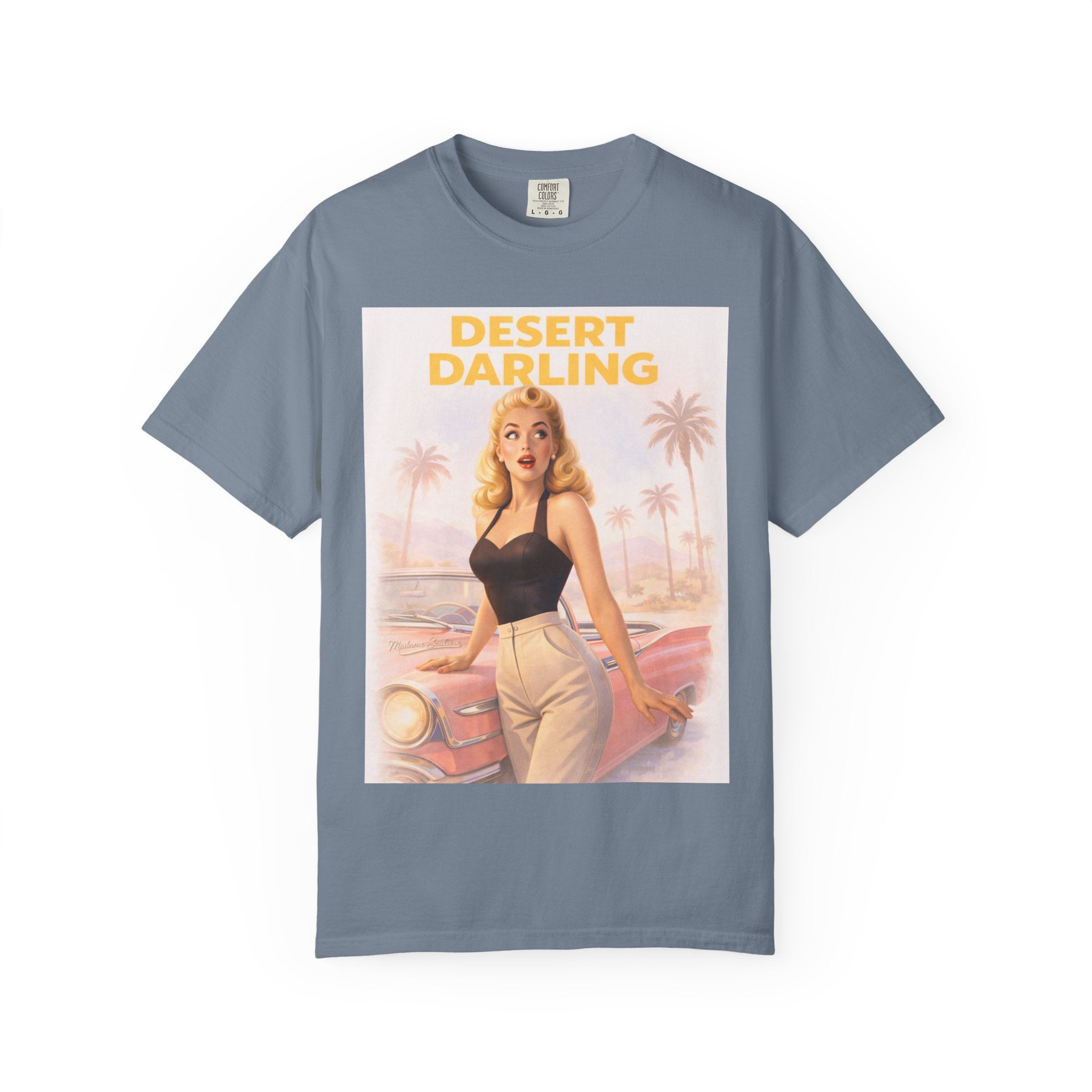 Desert Darling – Retro Pin-Up Graphic T-Shirt