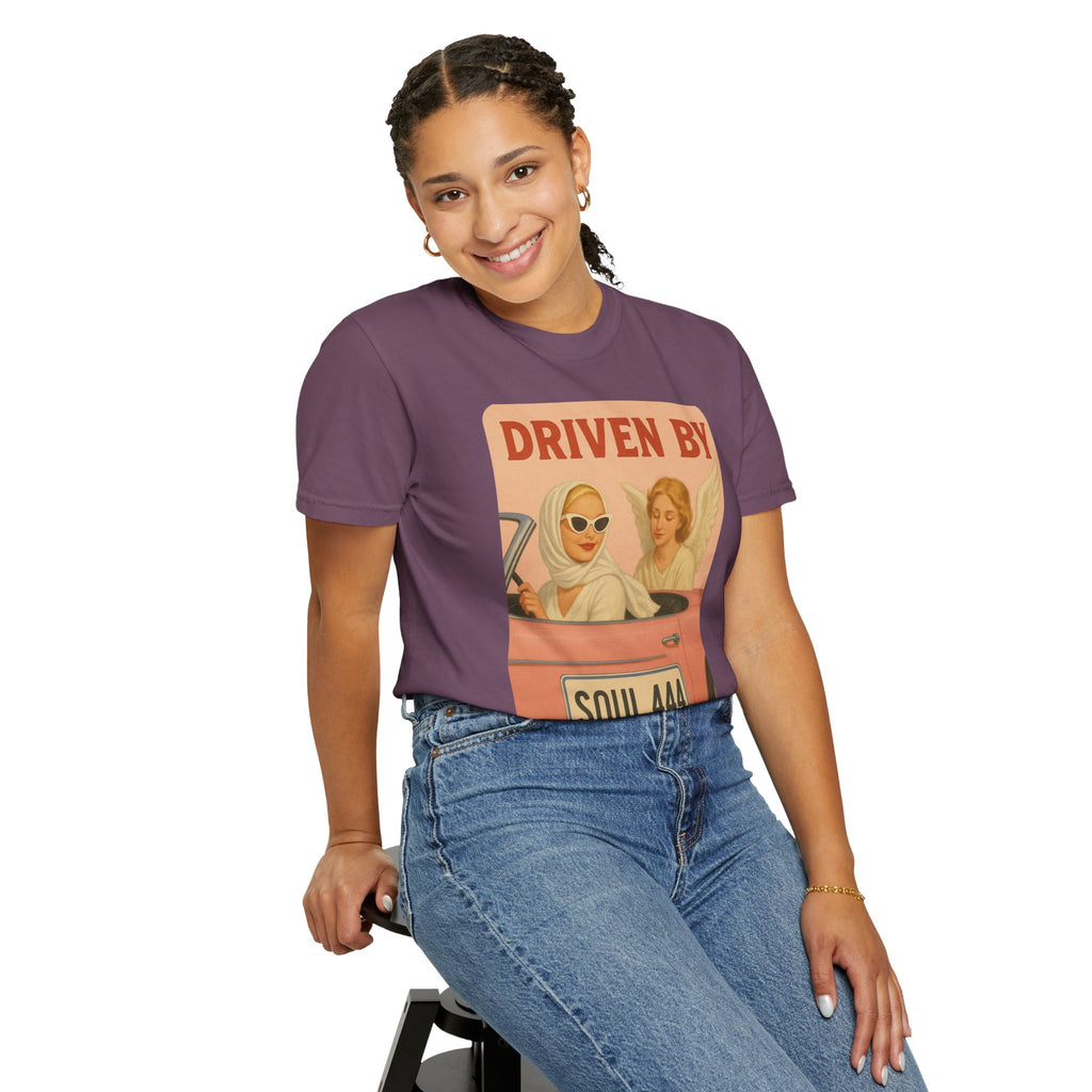 Driven by Soul 444 Graphic T-Shirt – Spiritual Retro Angel Number Unisex Tee