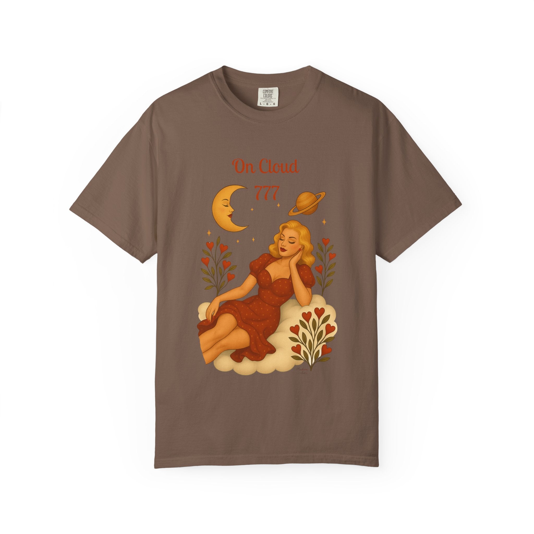 On Cloud 777 – Retro Divine Feminine Vintage T-Shirt